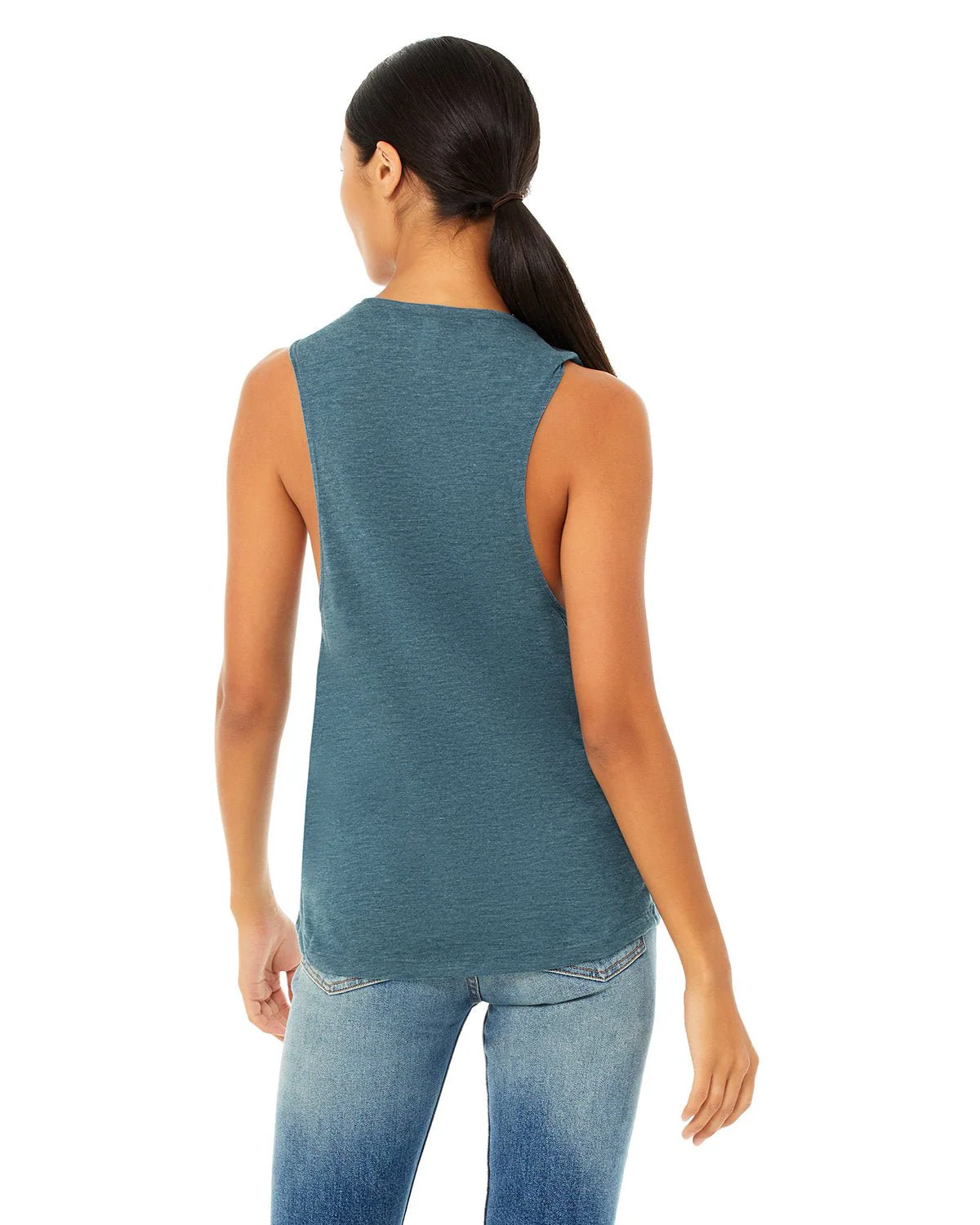 B8803-Bella + Canvas-HTHR DEEP TEAL - Cheap-Us
