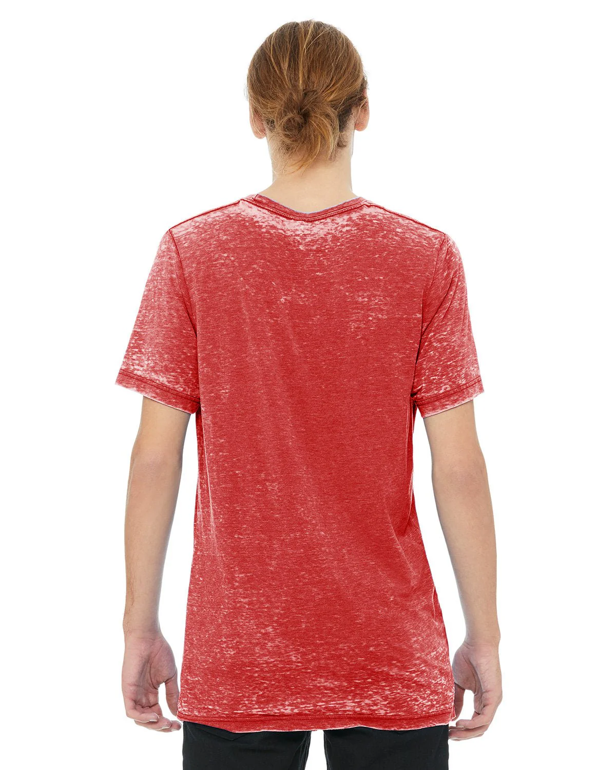 3650-Bella + Canvas-RED ACID WASH - Cheap-Us