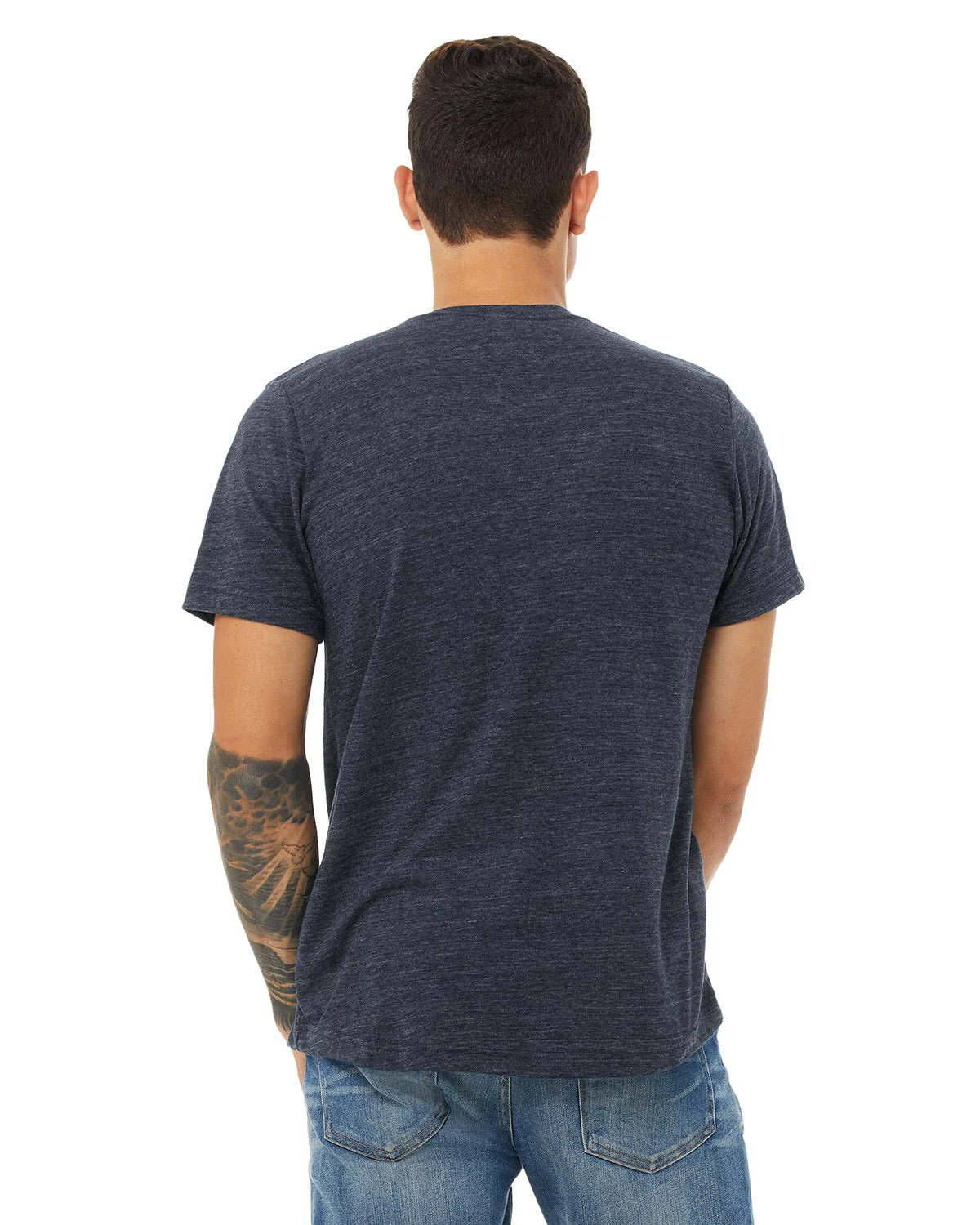 3650-Bella + Canvas-NAVY SLUB - Cheap-Us