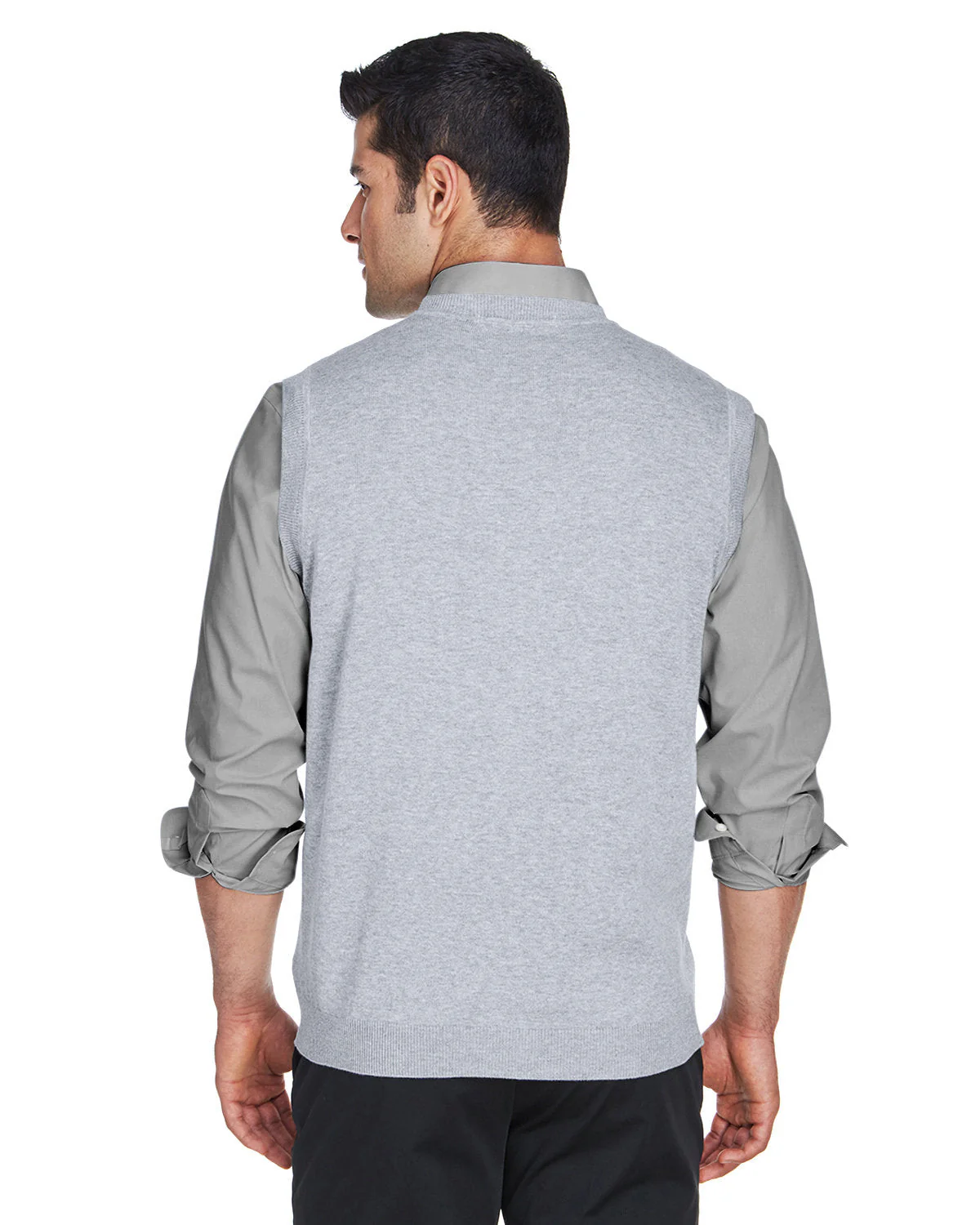 D477-Devon & Jones-GREY HEATHER - Cheap-Us