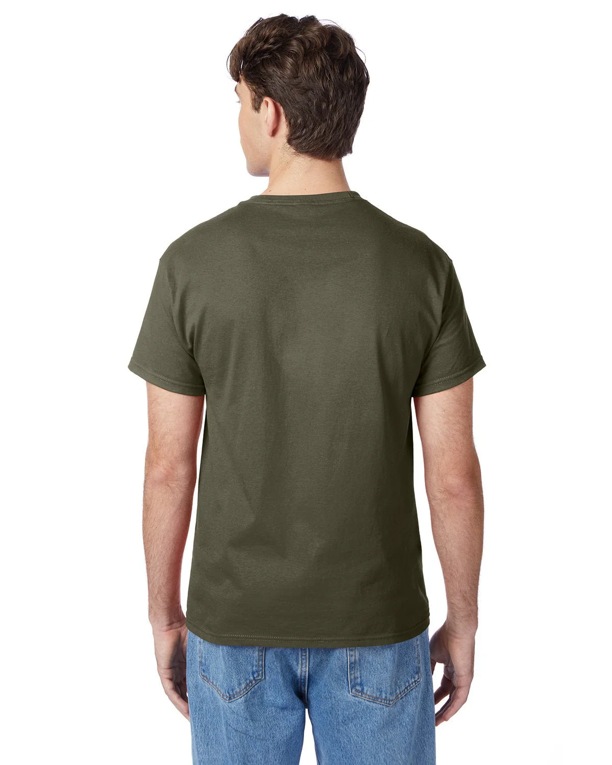 5250T-Hanes-FATIGUE GREEN - Cheap-Us