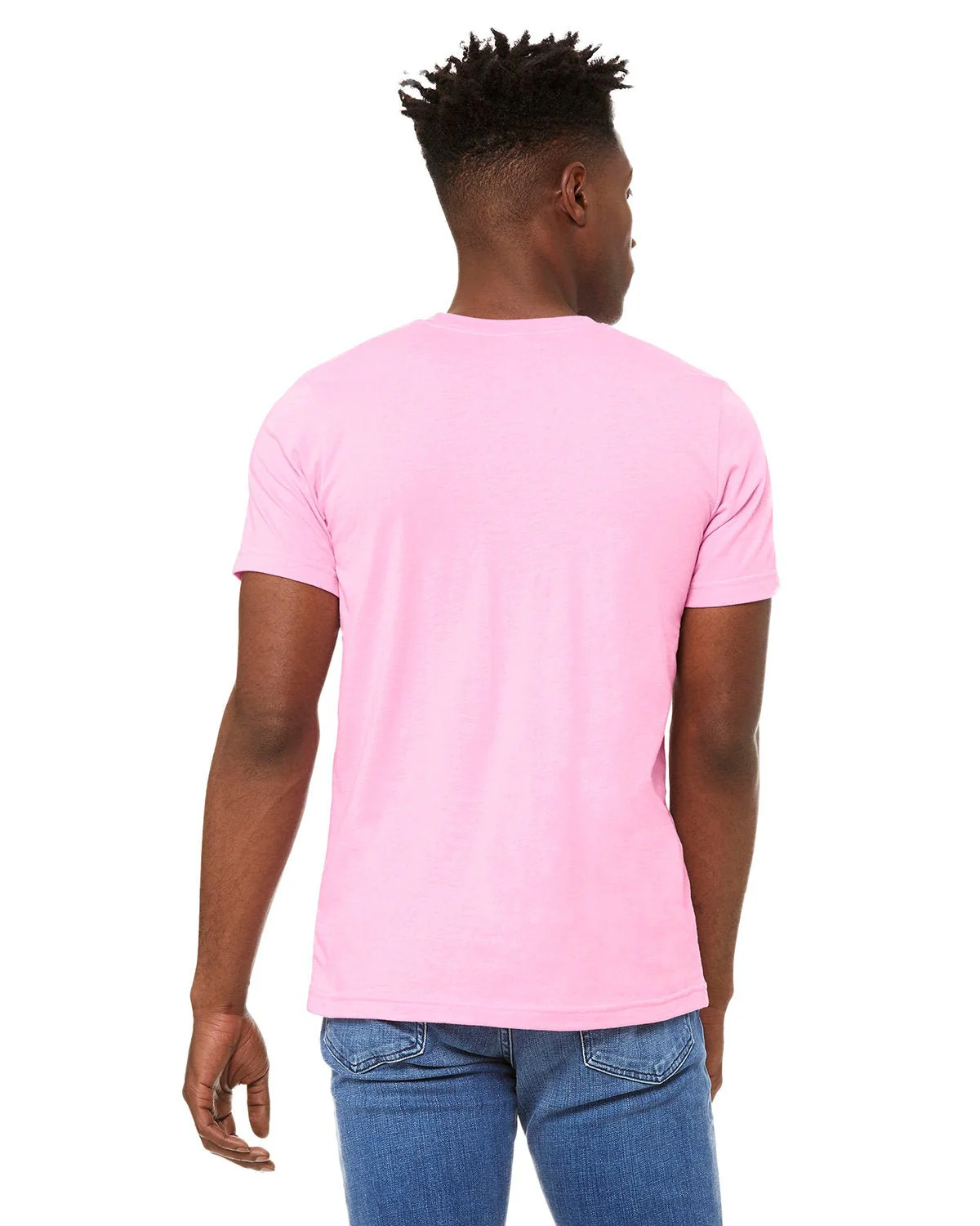 3001CVC-Bella + Canvas-HTHR BUBBLE GUM - Cheap-Us