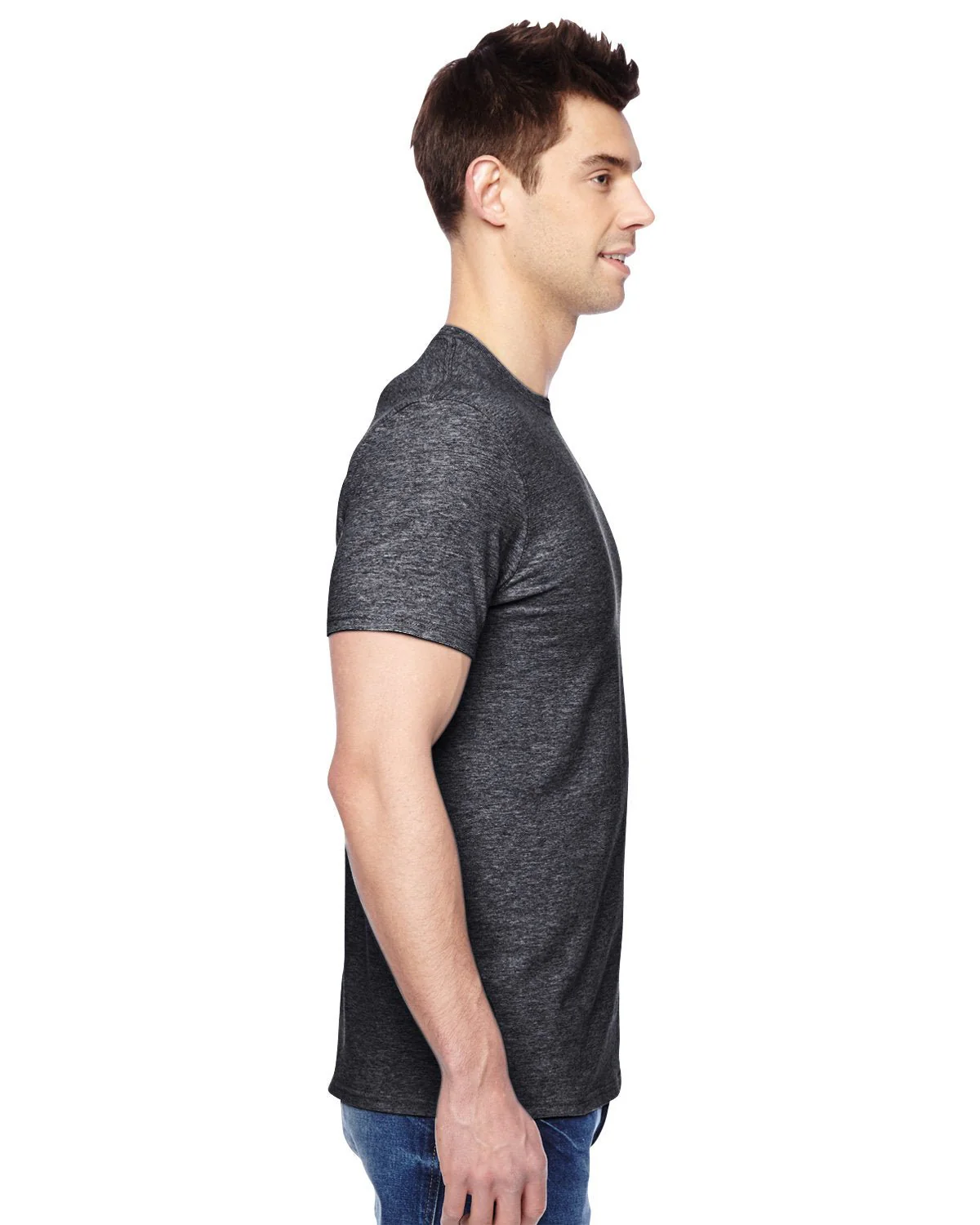 SF45R-Fruit of the Loom-CHARCOAL HEATHER - Cheap-Us