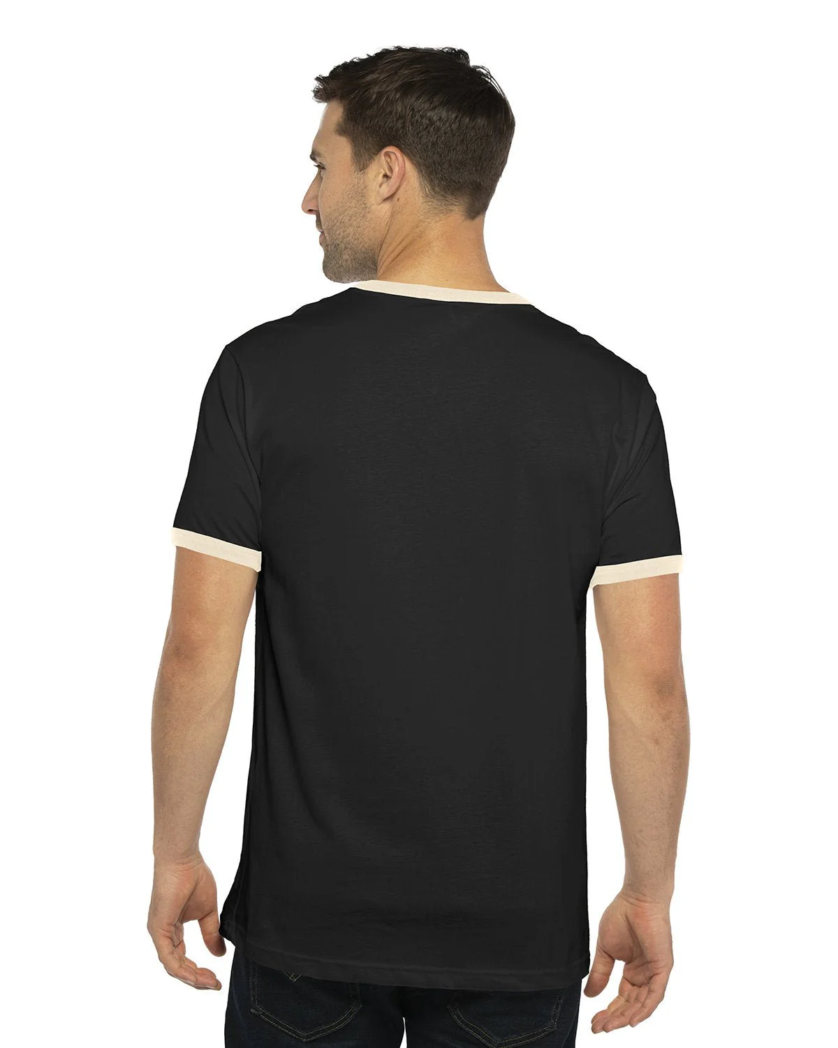 3604-Next Level Apparel-BLACK/ NATURAL - Cheap-Us