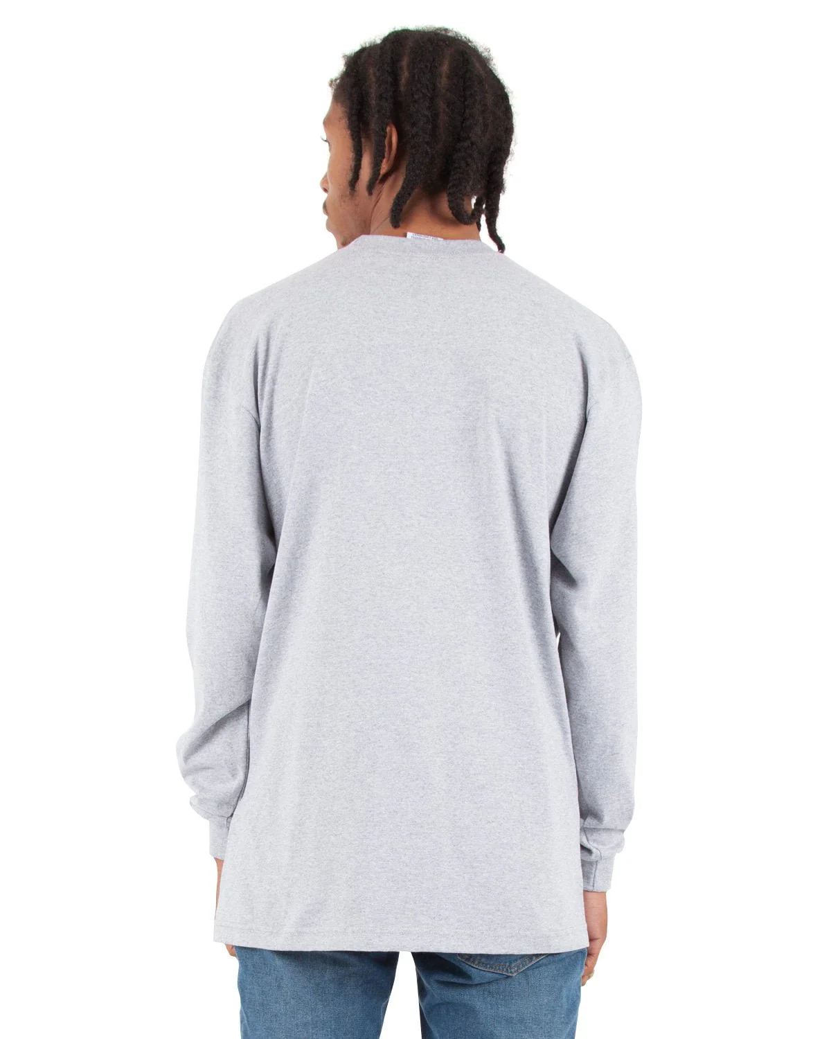 SHMHLS-Shaka Wear Drop Ship-HEATHER GREY - Cheap-Us