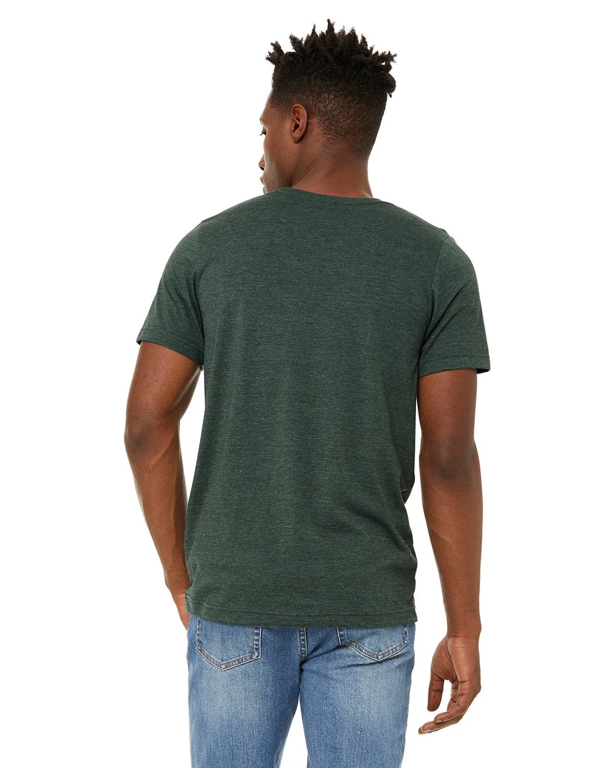 3301C-Bella + Canvas-HEATHER FOREST - Cheap-Us