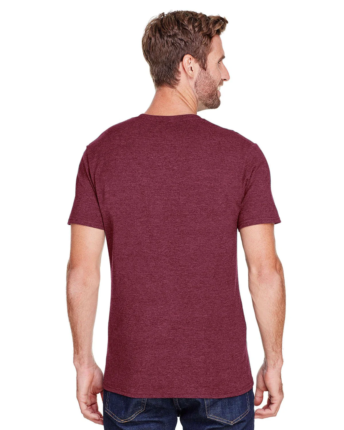 560MR-Jerzees-MAROON HEATHER - Cheap-Us
