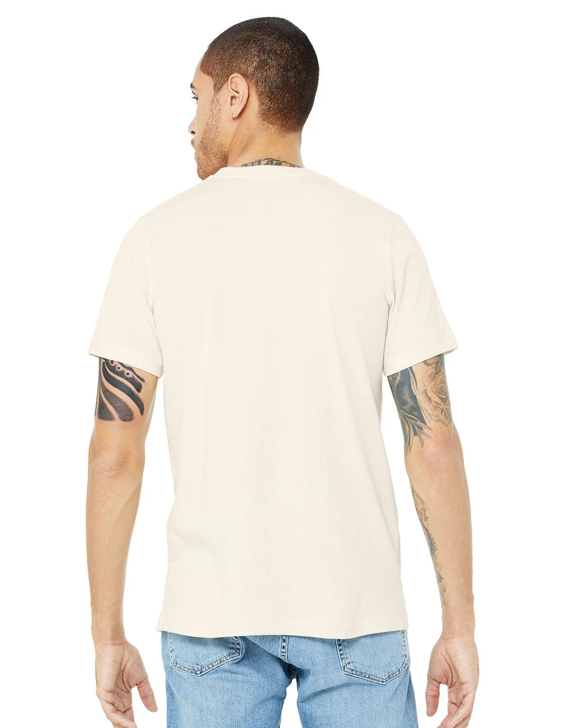 3001CVC-Bella + Canvas-HEATHER NATURAL - Cheap-Us