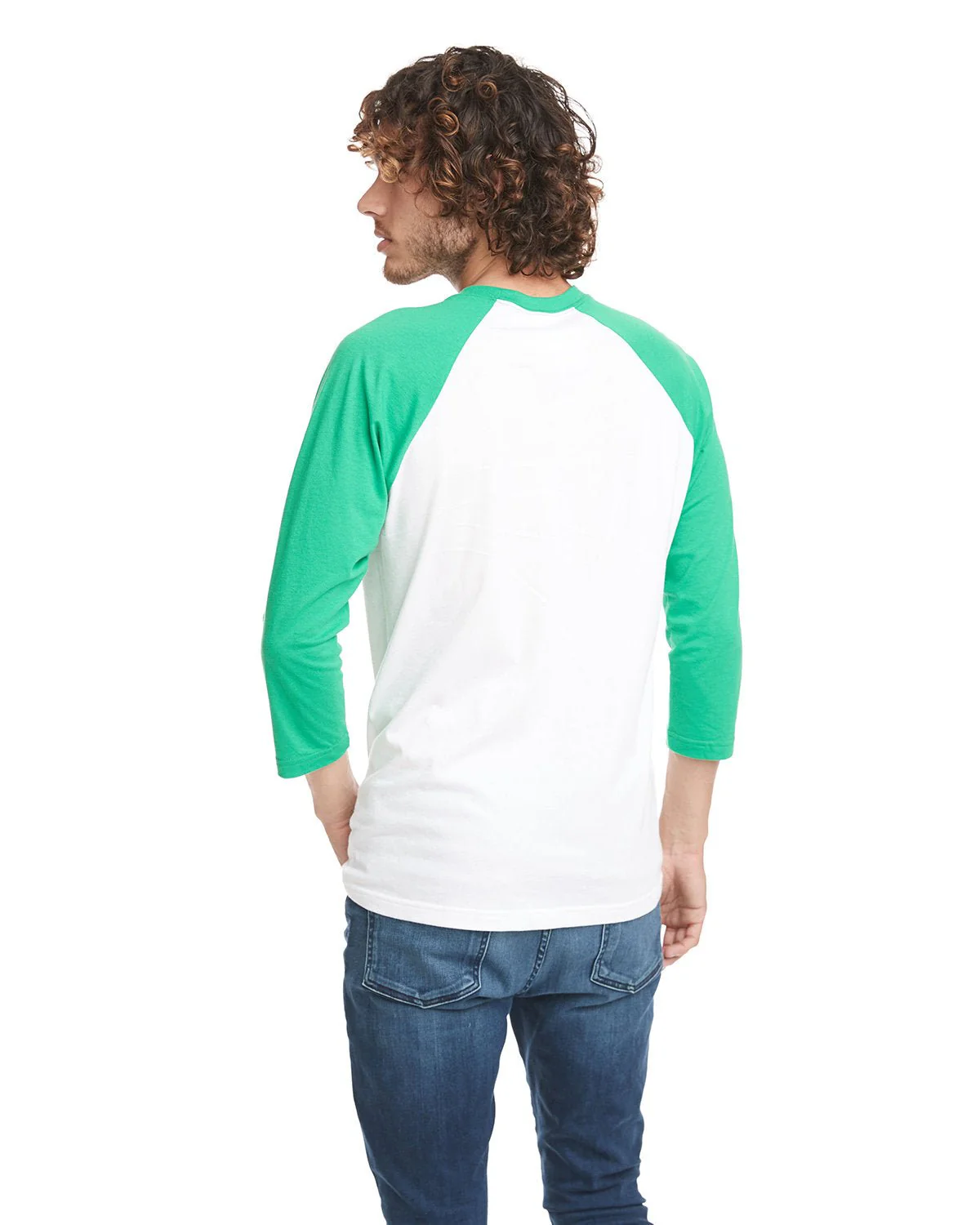 6251-Next Level Apparel-KELLY GREEN/ WHT - Cheap-Us