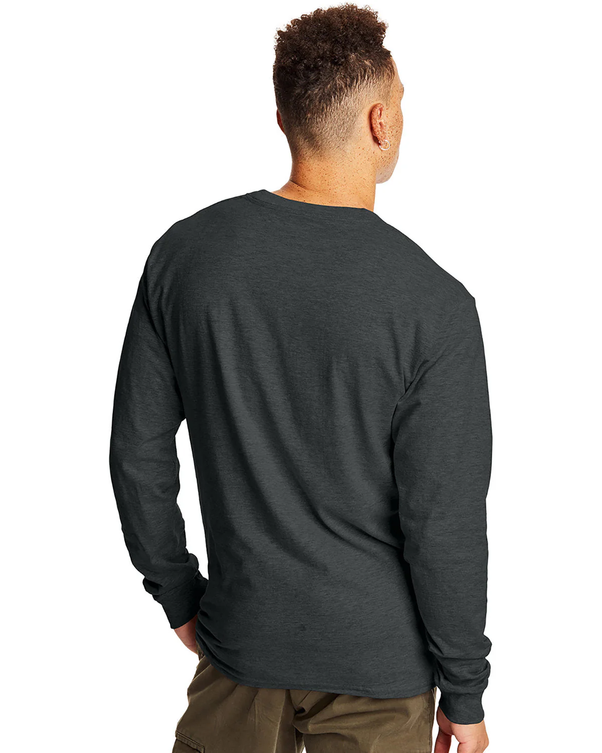 5186-Hanes-CHARCOAL HEATHER - Cheap-Us