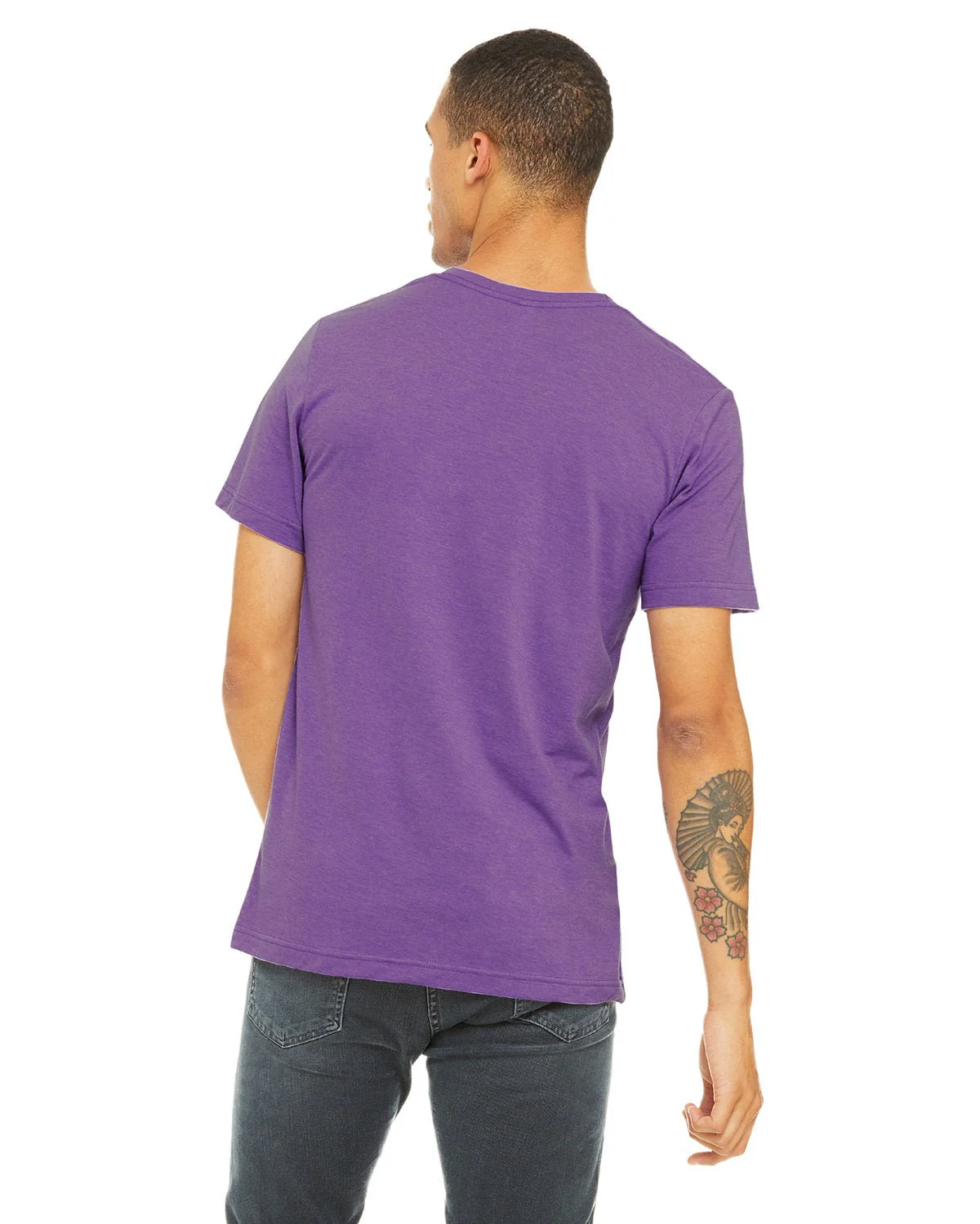 3413C-Bella + Canvas-PURPLE TRIBLEND - Cheap-Us