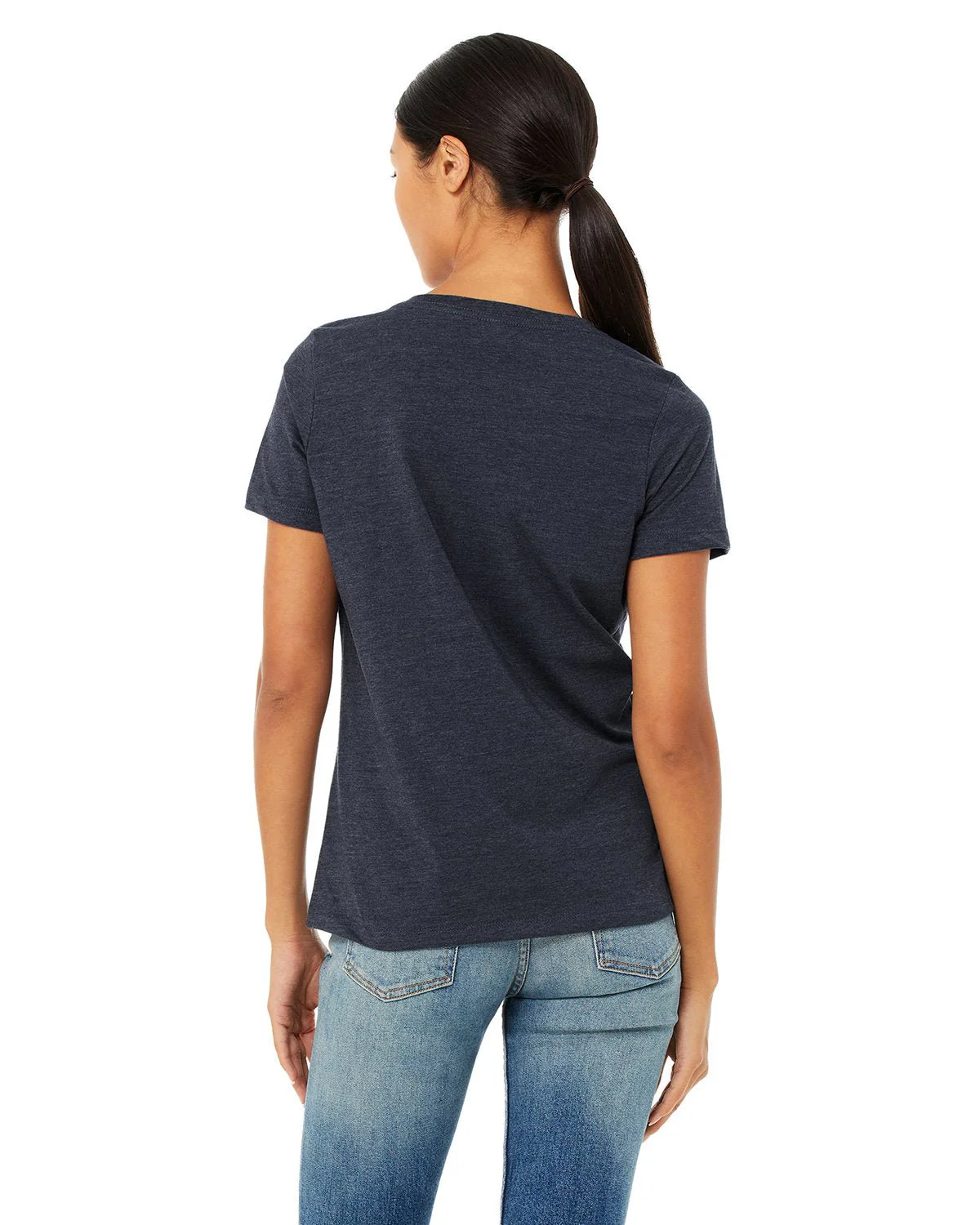 6405CVC-Bella + Canvas-HEATHER NAVY - Cheap-Us