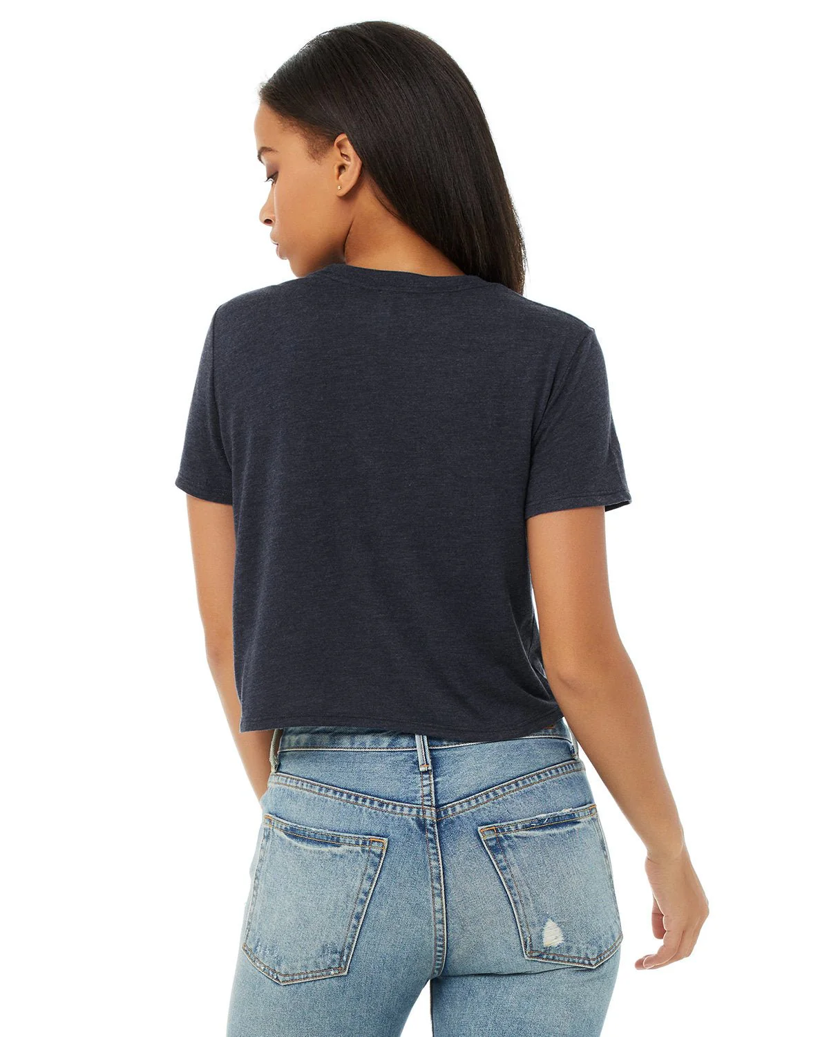 B8882-Bella + Canvas-HEATHER NAVY - Cheap-Us