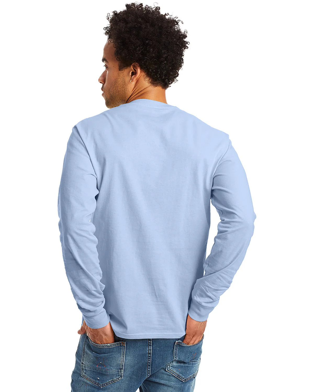 5586-Hanes-LIGHT BLUE - Cheap-Us