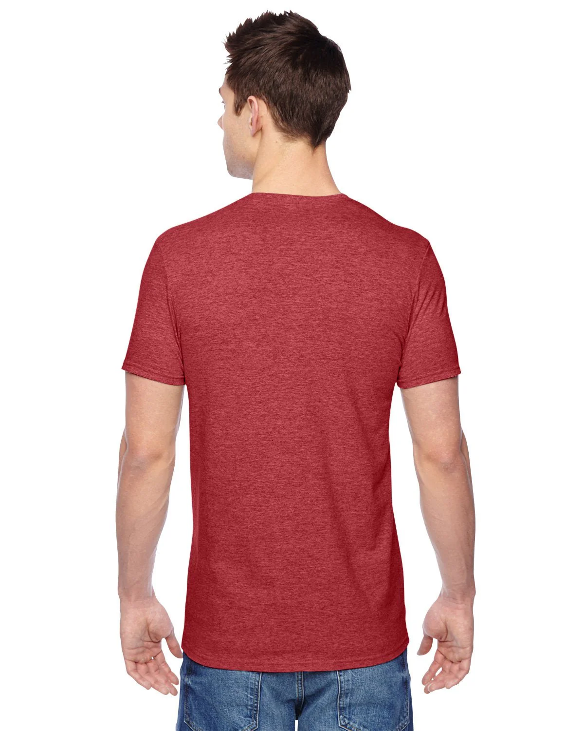 SF45R-Fruit of the Loom-BRICK HEATHER - Cheap-Us