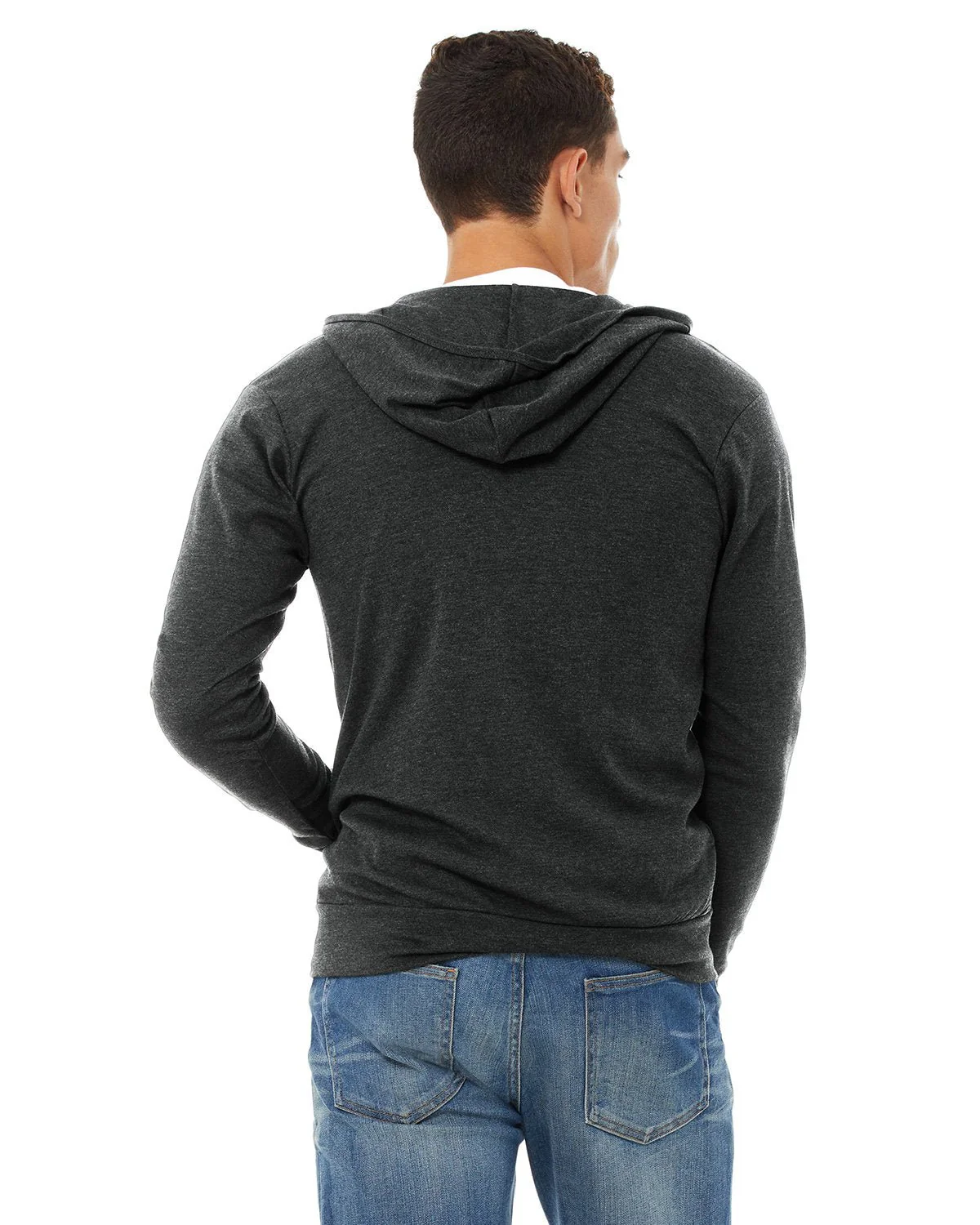 3939-Bella + Canvas-CHAR BLK TRIBLND - Cheap-Us