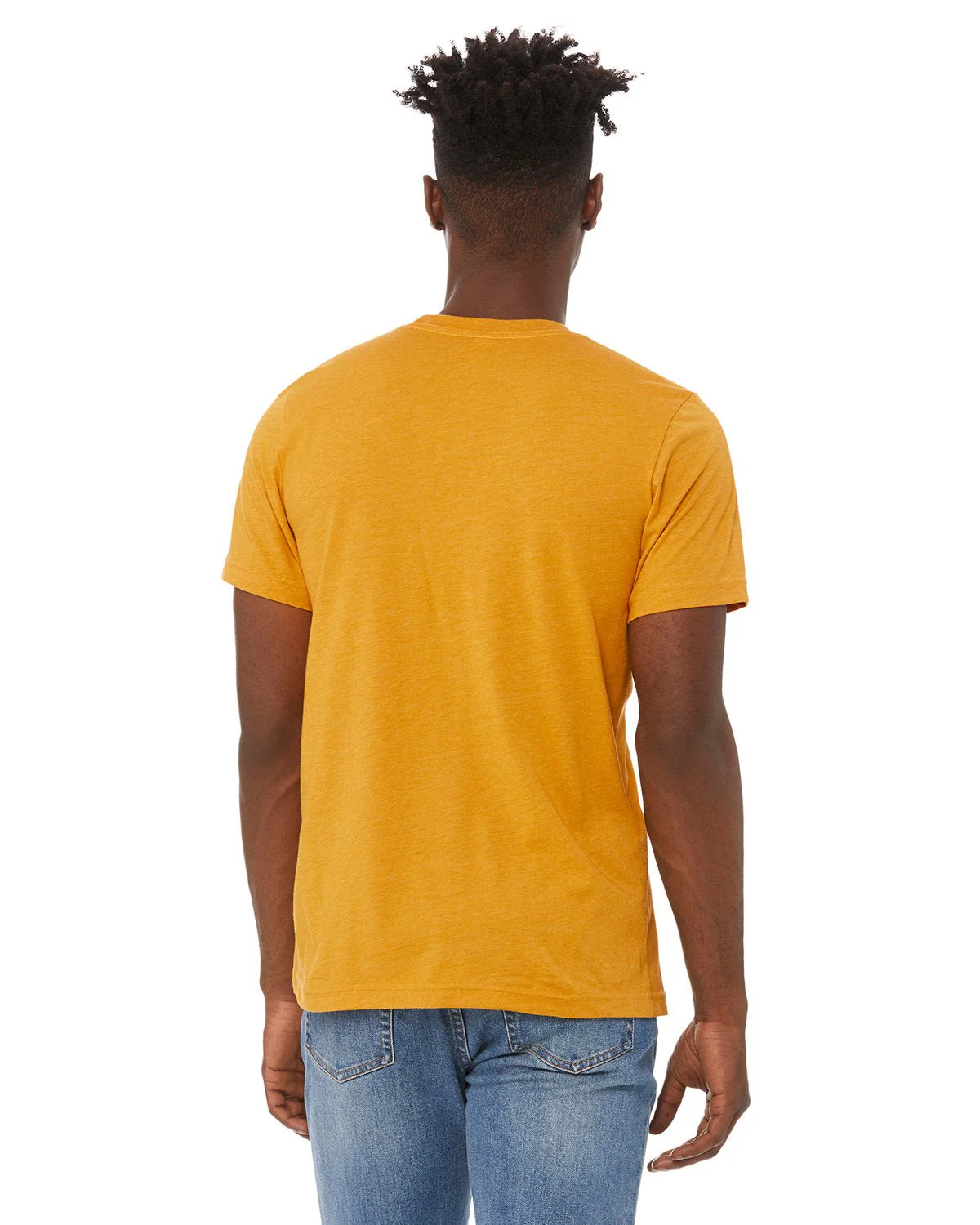 3001CVC-Bella + Canvas-HEATHER MUSTARD - Cheap-Us