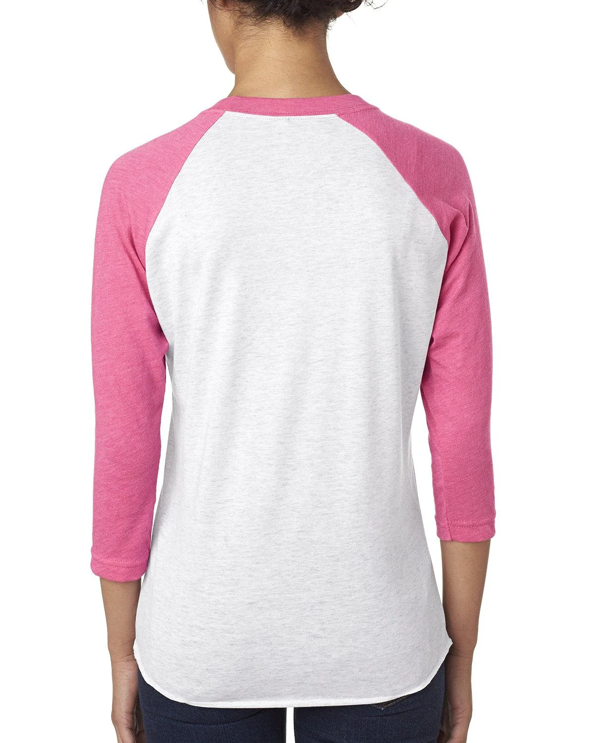 6051-Next Level Apparel-VT PINK/ HTR WHT - Cheap-Us