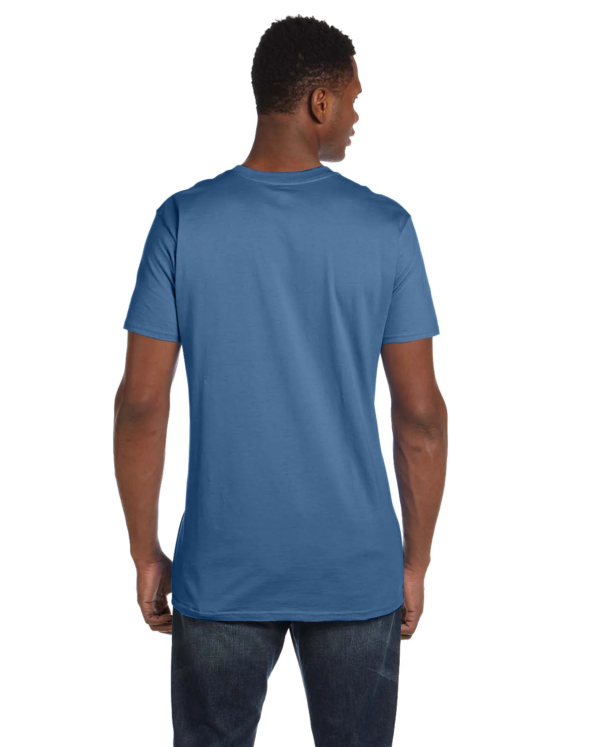 4980-Hanes-HEATHER BLUE - Cheap-Us