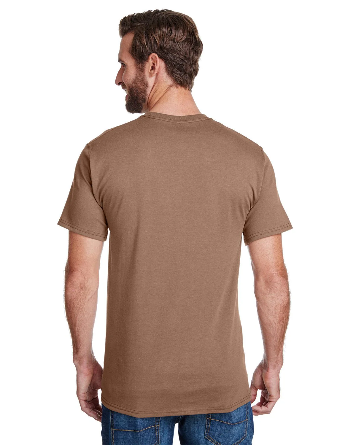 W110-Hanes-ARMY BROWN - Cheap-Us