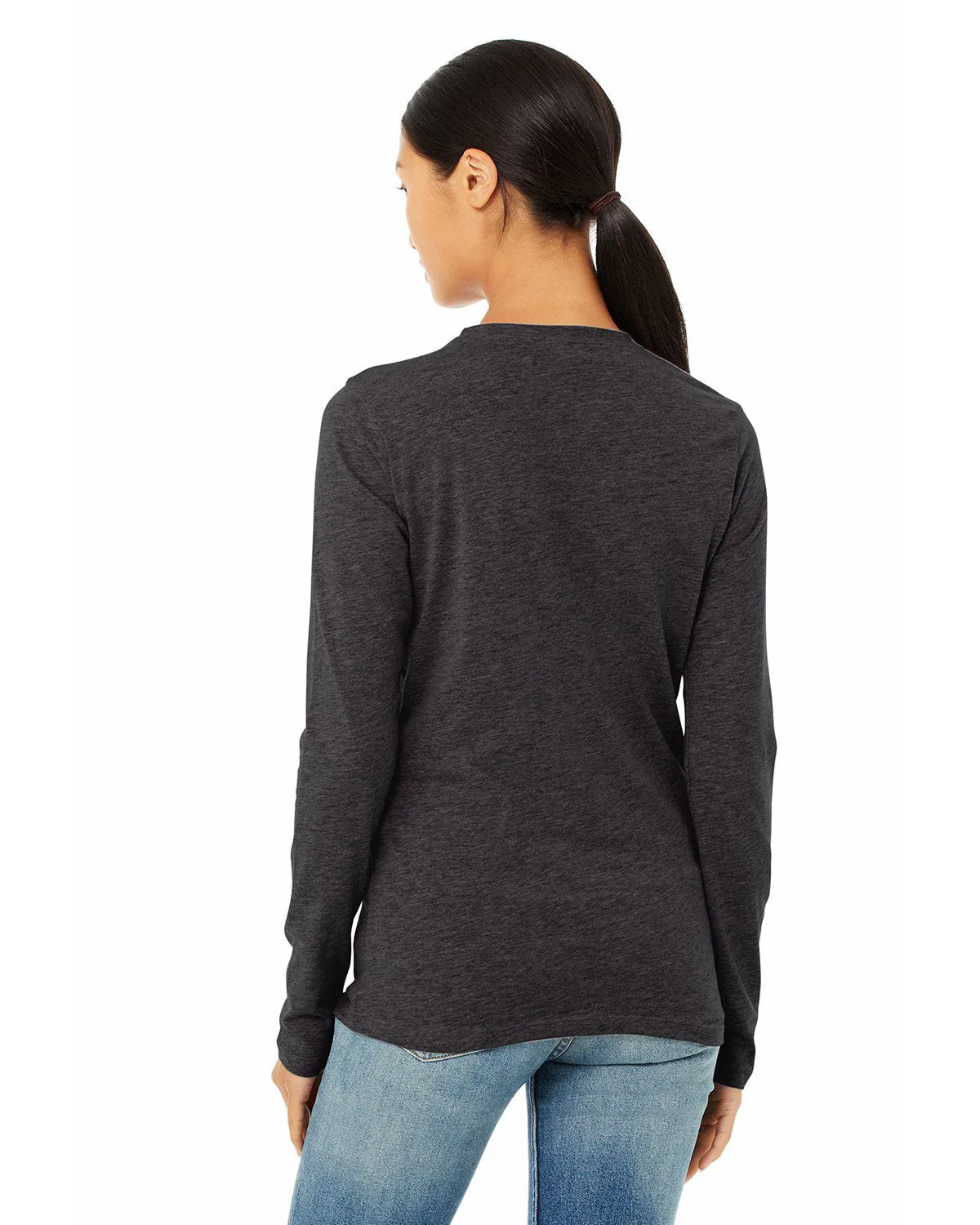 B6500-Bella + Canvas-DARK GRY HEATHER - Cheap-Us
