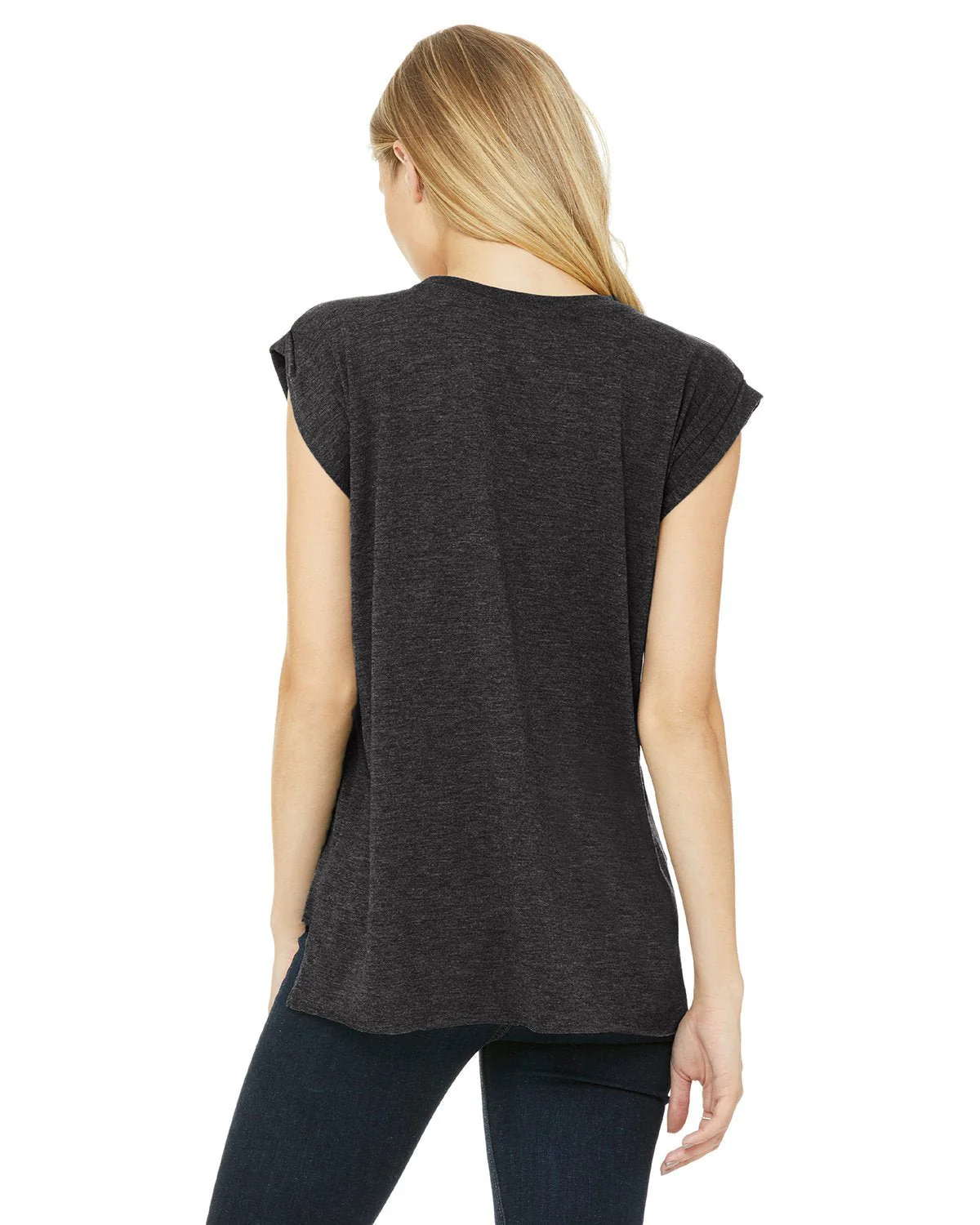 8804-Bella + Canvas-DARK GRY HEATHER - Cheap-Us