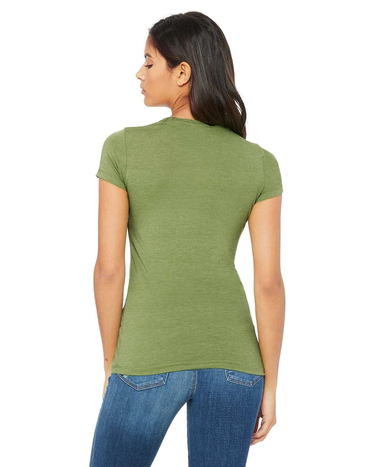 6004-Bella + Canvas-HEATHER GREEN - Cheap-Us