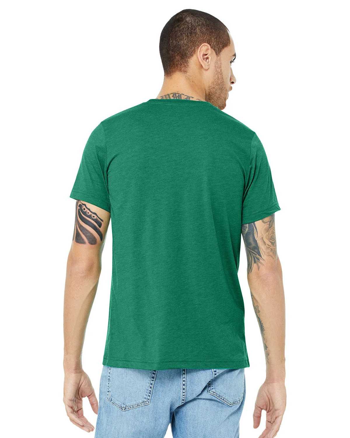 3413C-Bella + Canvas-KELLY TRIBLEND - Cheap-Us