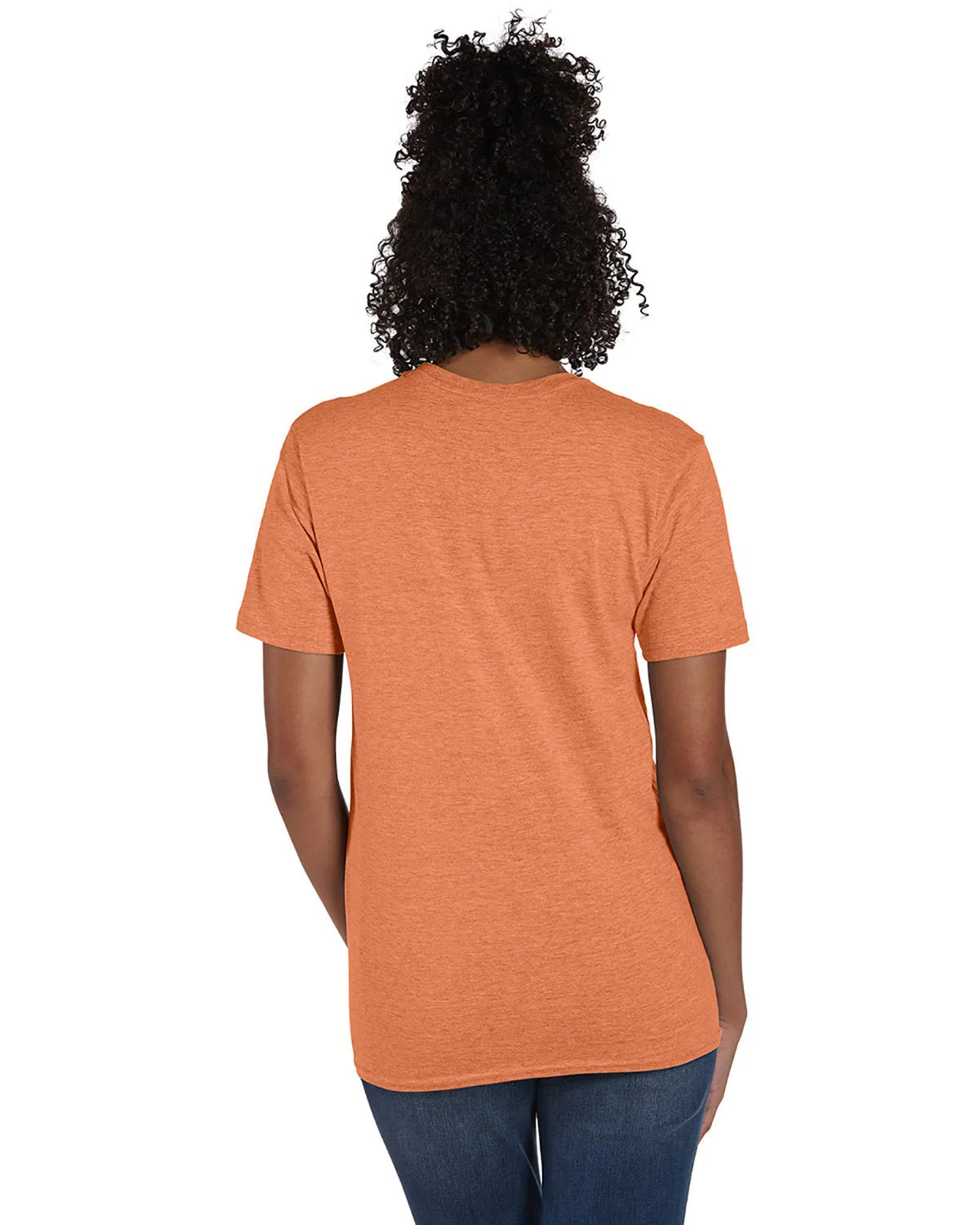 4980-Hanes-PUMPKIN HEATHER - Cheap-Us