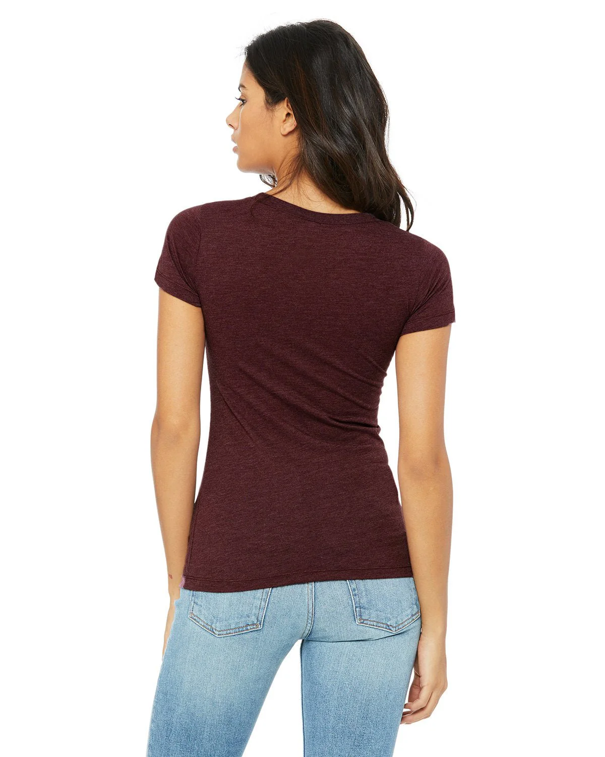 B8413-Bella + Canvas-MAROON TRIBLEND - Cheap-Us