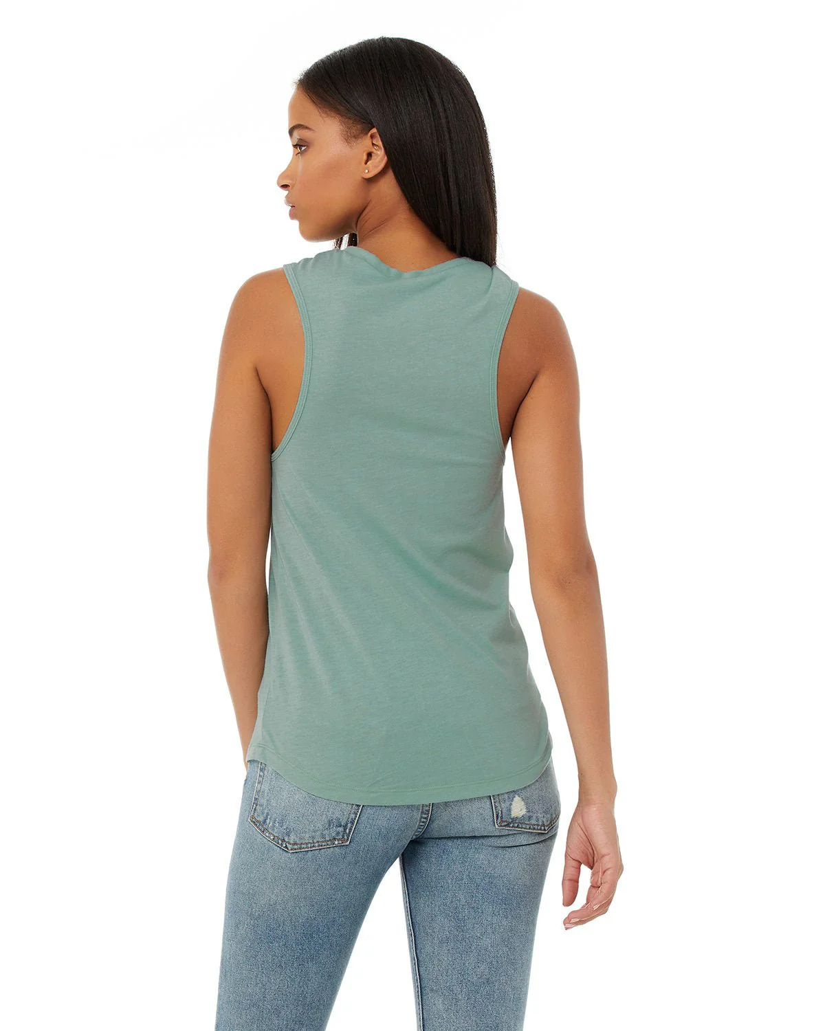 B6003-Bella + Canvas-HTHR DUSTY BLUE - Cheap-Us