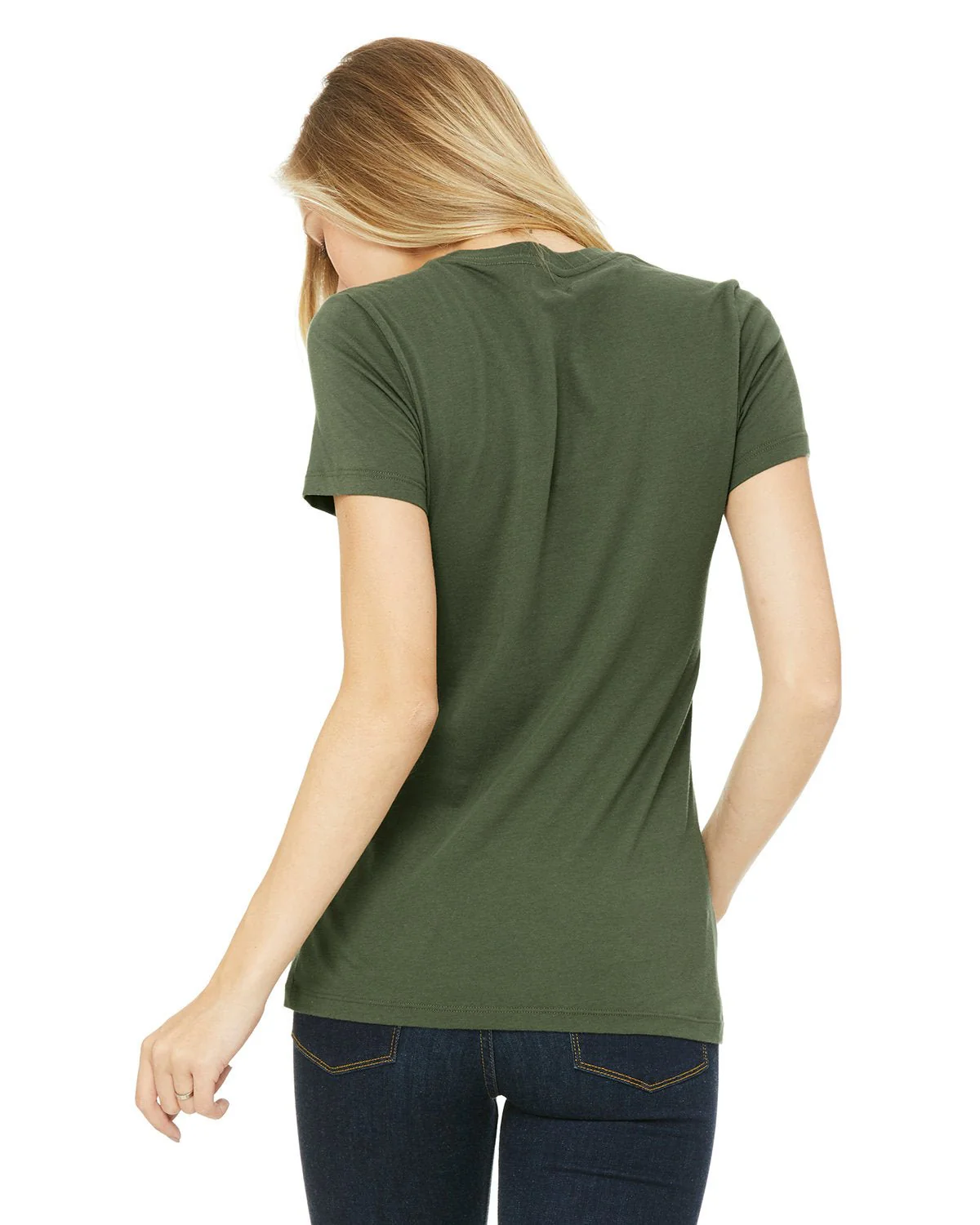 6004-Bella + Canvas-MILITARY GREEN - Cheap-Us
