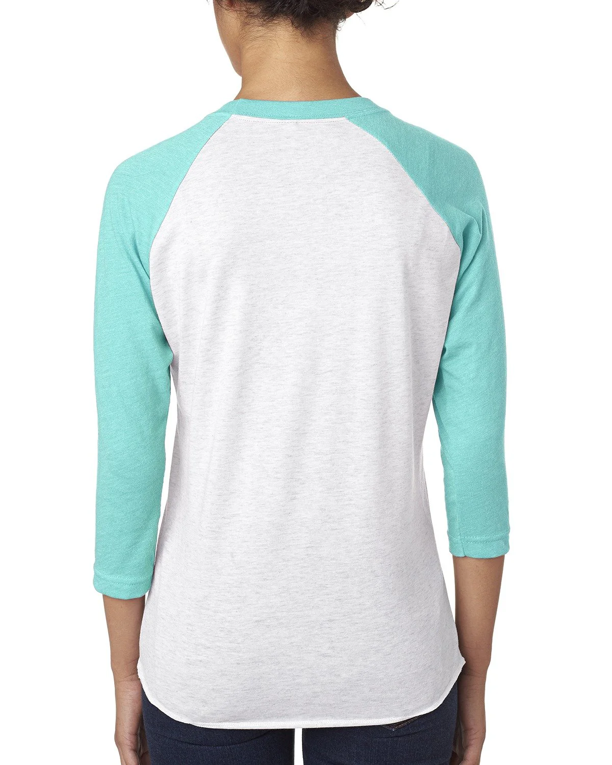 6051-Next Level Apparel-T BLUE/ HTHR WHT - Cheap-Us