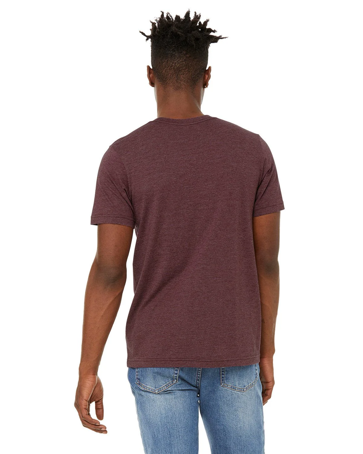 3301C-Bella + Canvas-HEATHER MAROON - Cheap-Us