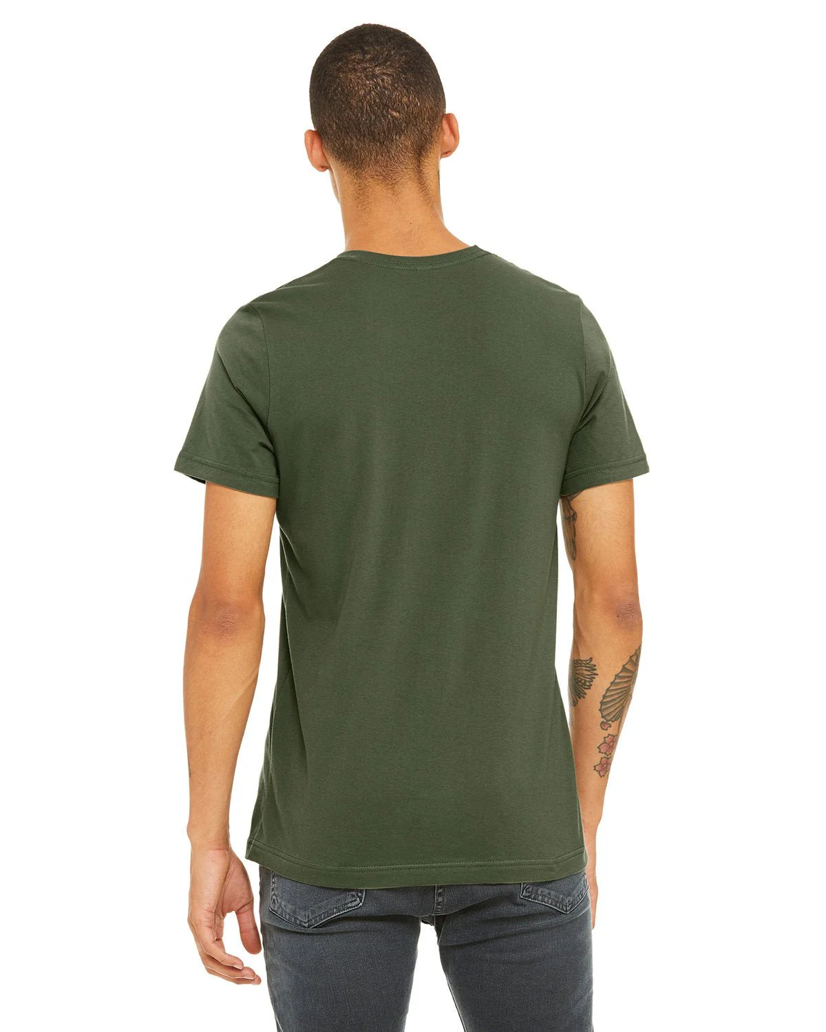 3001C-Bella + Canvas-MILITARY GREEN - Cheap-Us