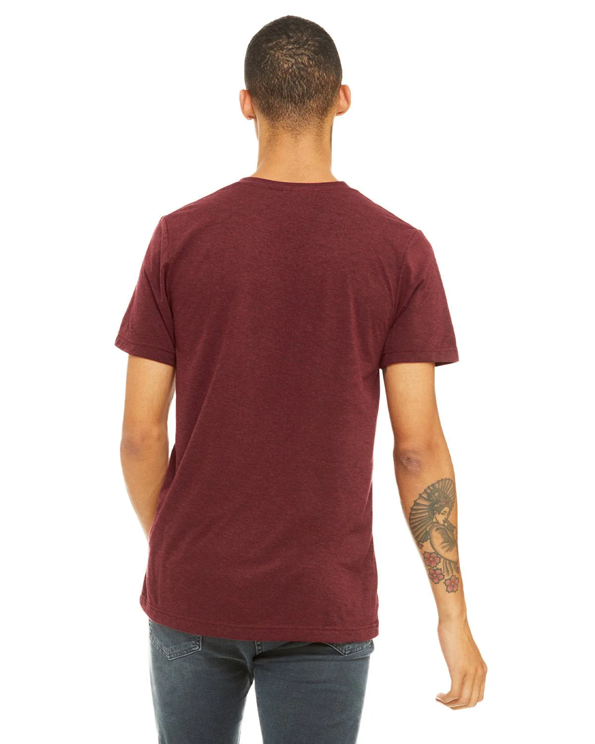 3413C-Bella + Canvas-CARDINAL TRIBLND - Cheap-Us