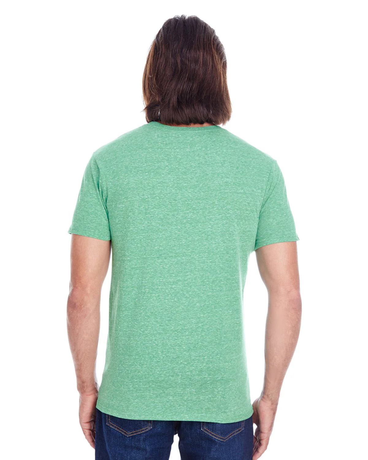 102A-Threadfast Apparel-GREEN TRIBLEND - Cheap-Us