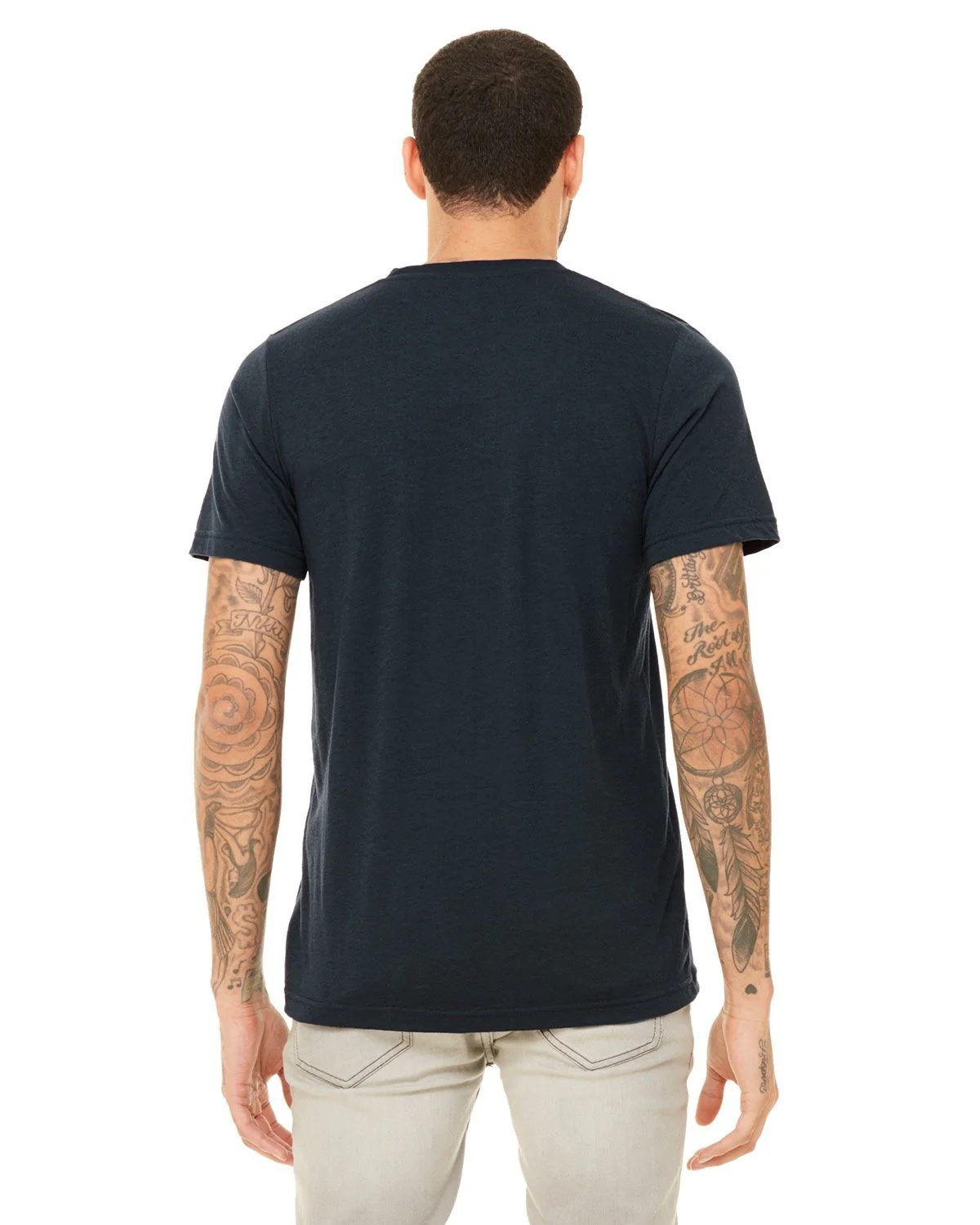 3415C-Bella + Canvas-SOLID NVY TRBLND - Cheap-Us