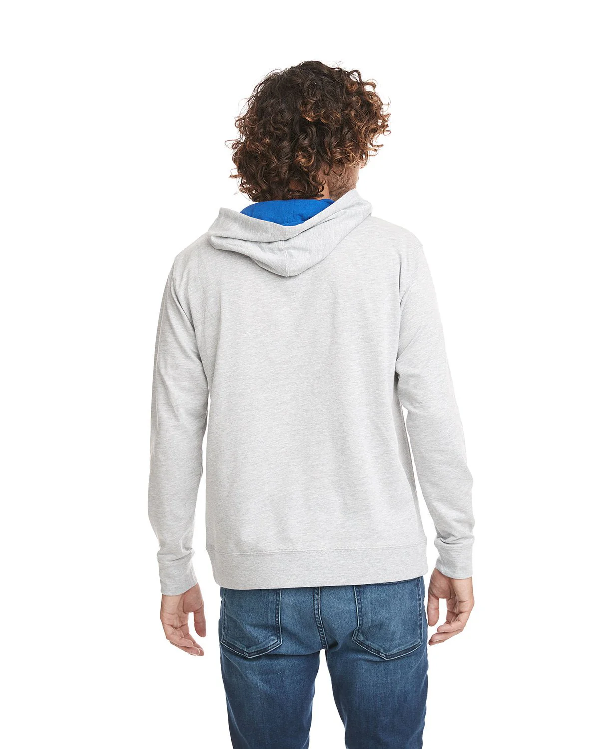 9301-Next Level Apparel-HTHR GREY/ ROYAL - Cheap-Us