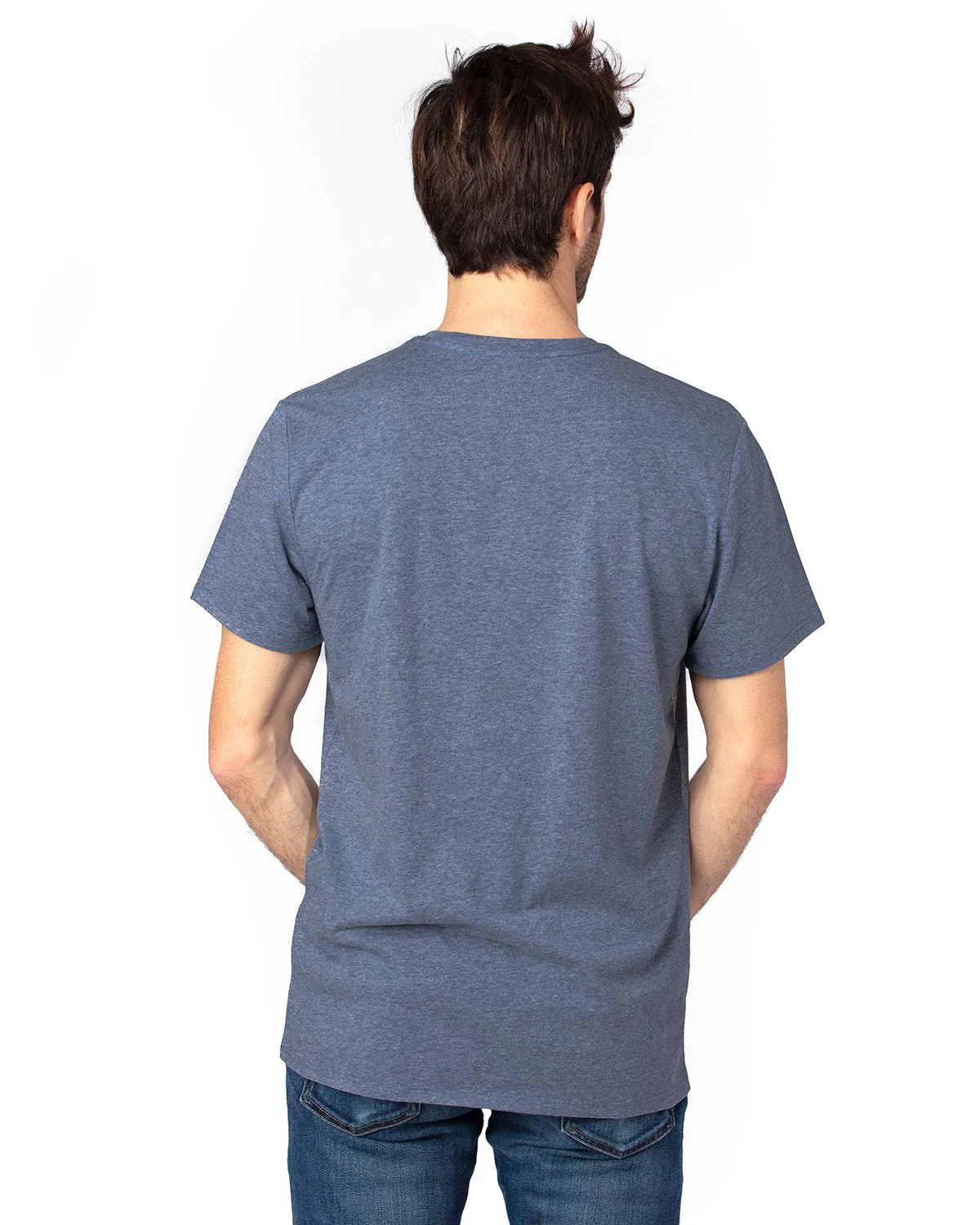 100A-Threadfast Apparel-NAVY HEATHER - Cheap-Us