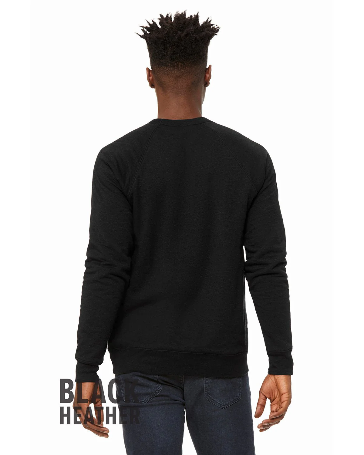 3901-Bella + Canvas-BLACK HEATHER - Cheap-Us