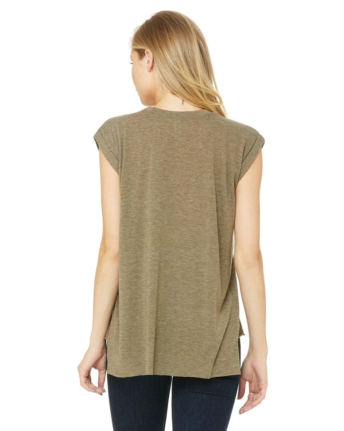 8804-Bella + Canvas-HEATHER OLIVE - Cheap-Us
