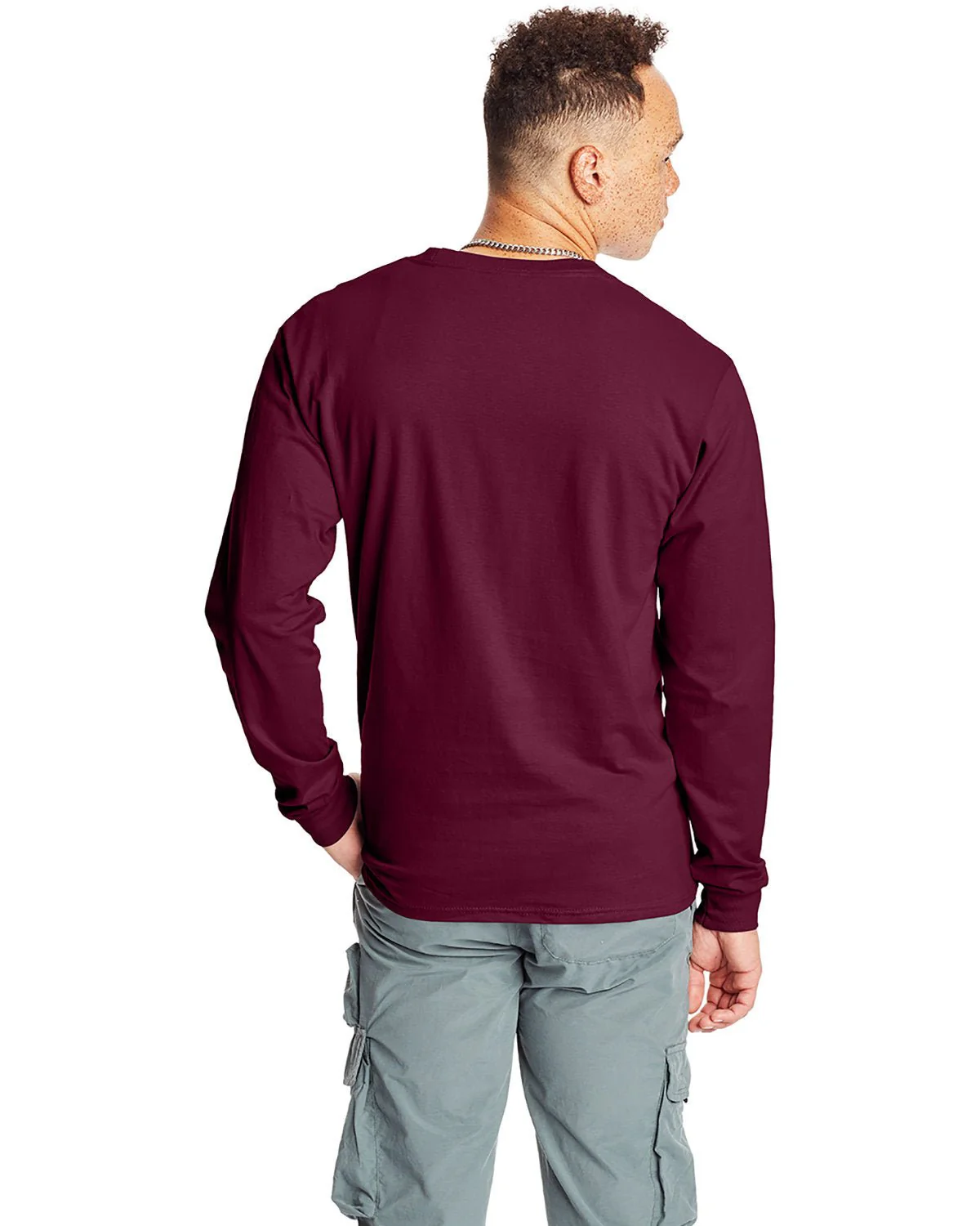 5186-Hanes-MAROON - Cheap-Us