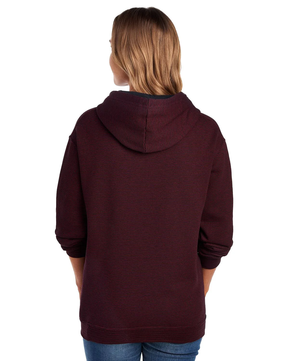 SF77R-Fruit of the Loom-MAROON STRIPE - Cheap-Us