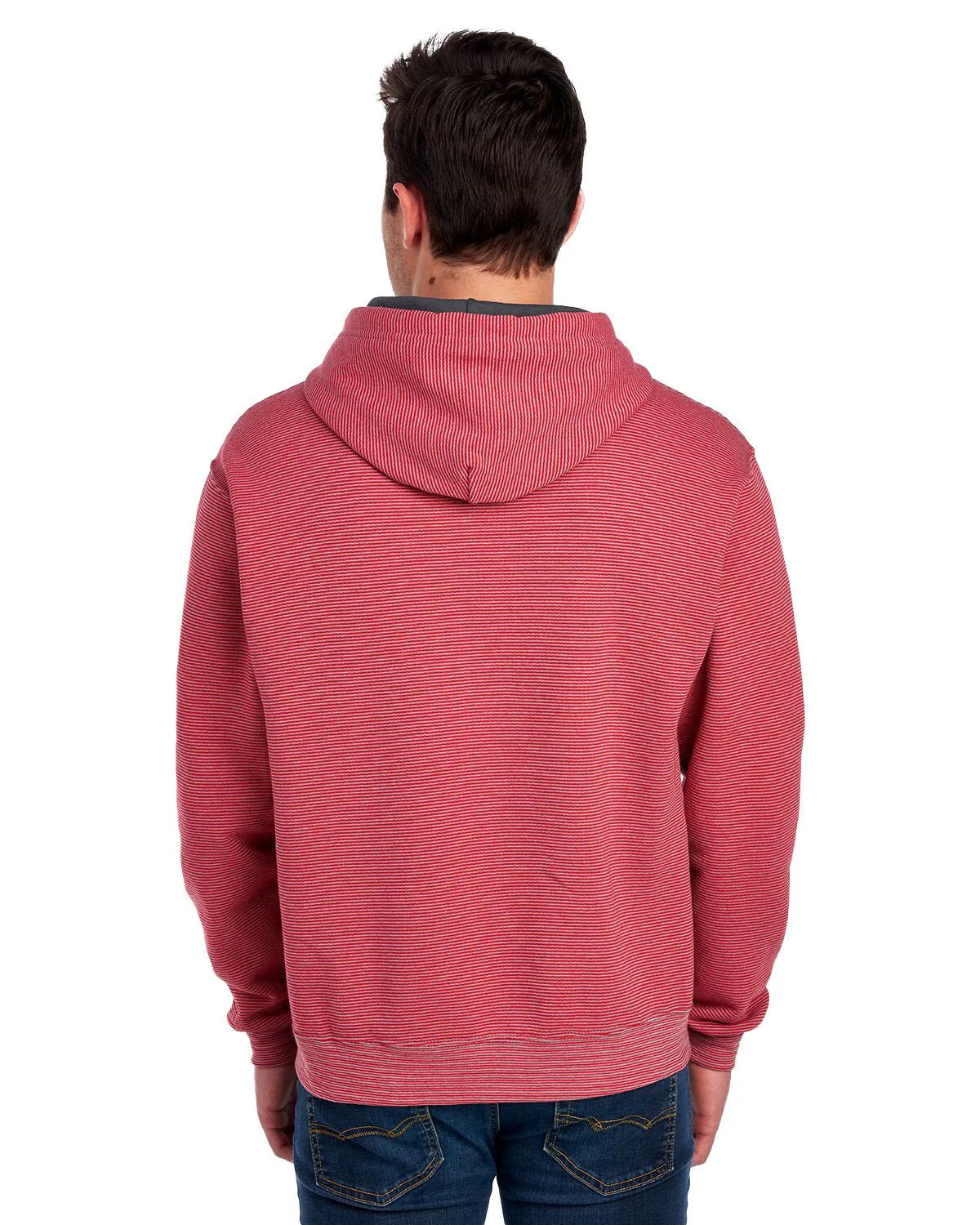 SF77R-Fruit of the Loom-FIREBRICK STRIPE - Cheap-Us