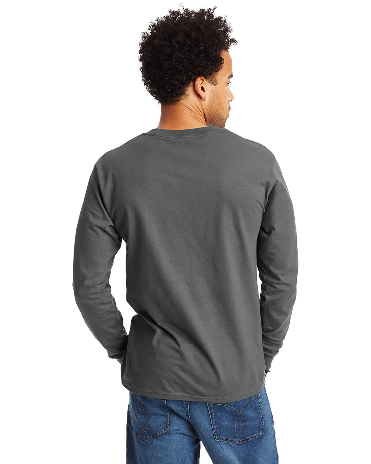 5186-Hanes-SMOKE GRAY - Cheap-Us