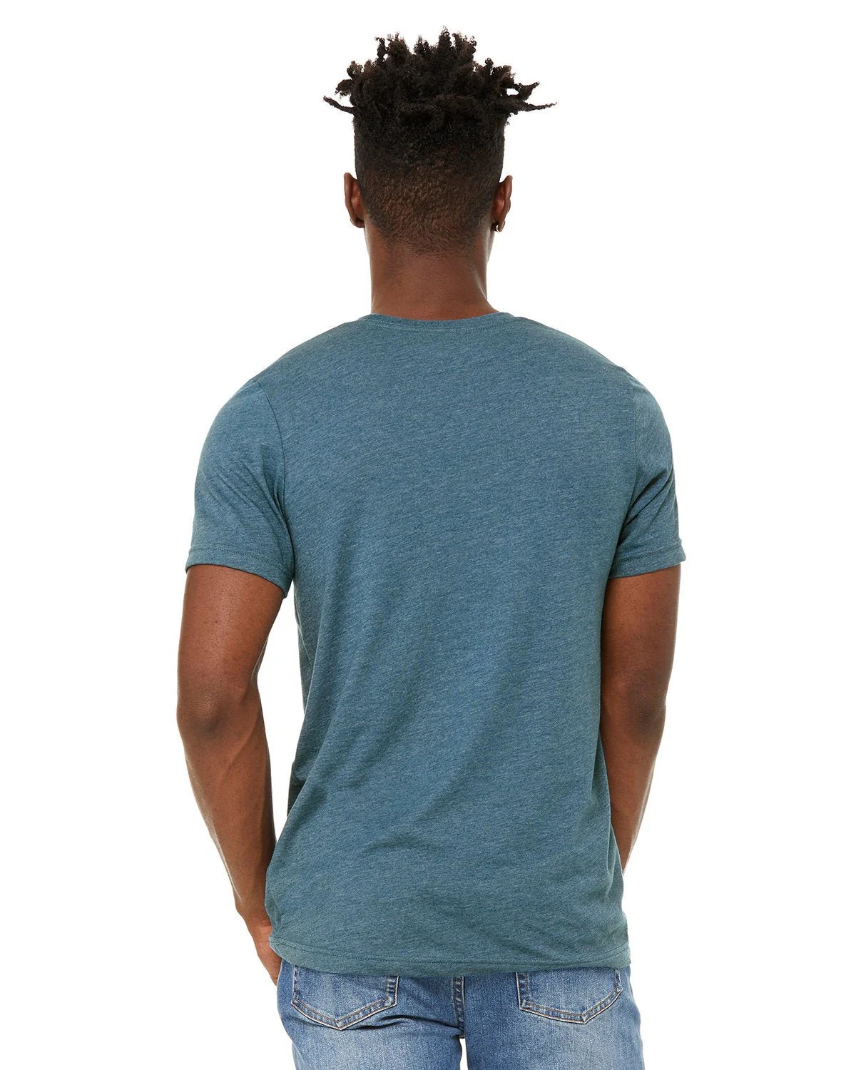 3301C-Bella + Canvas-HTHR DEEP TEAL - Cheap-Us