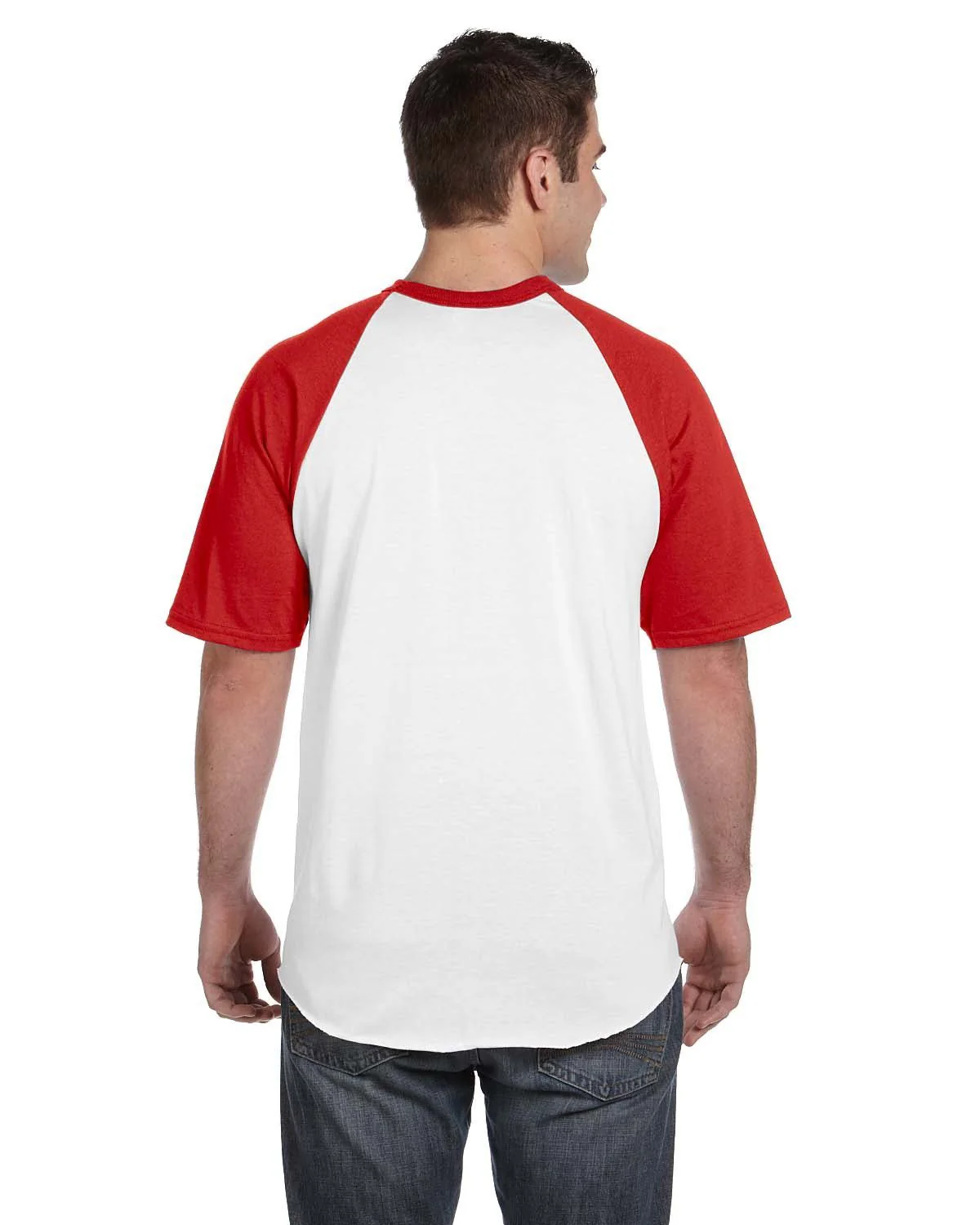 423-Augusta Sportswear-WHITE/ RED - Cheap-Us