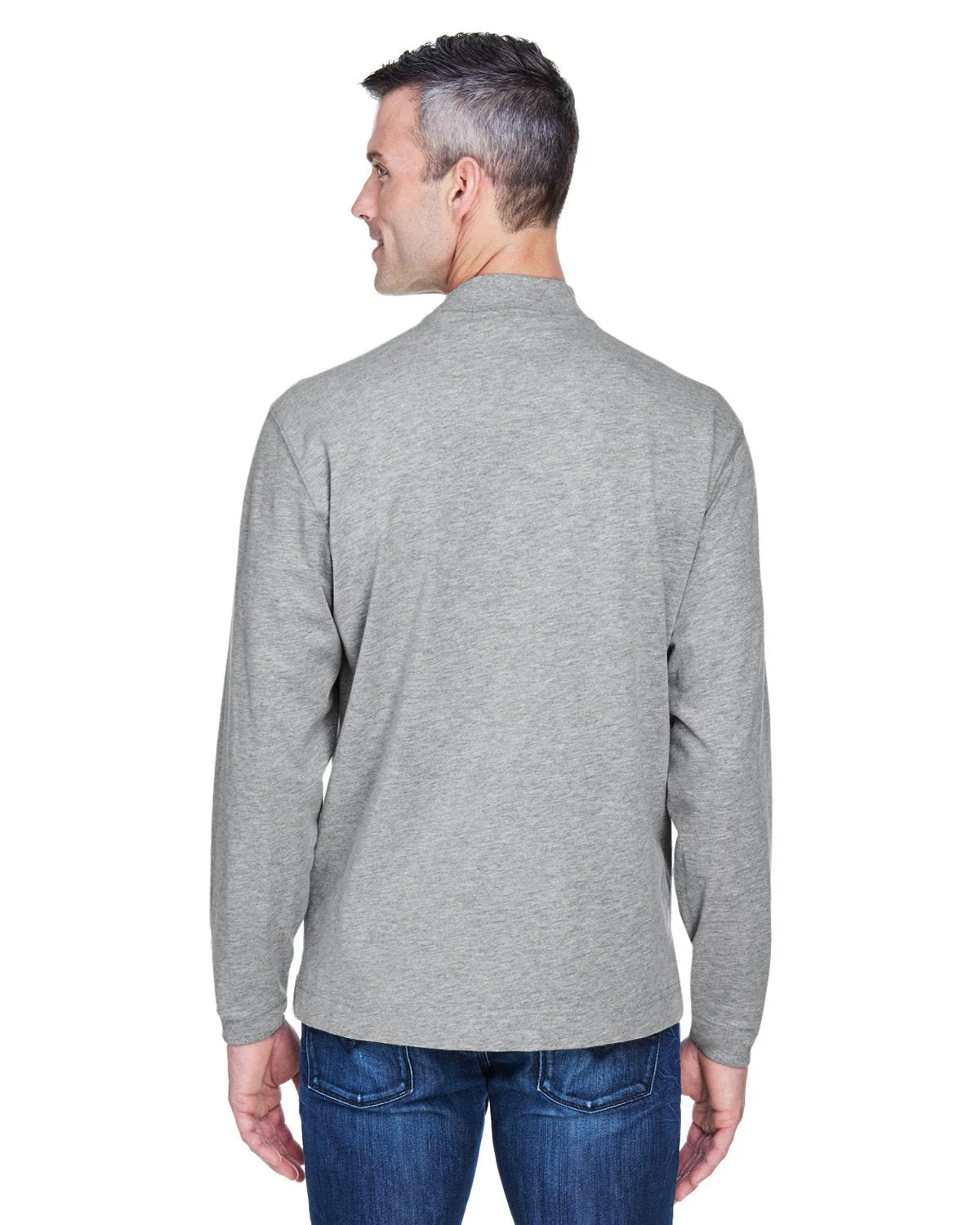 D420-Devon & Jones-GREY HEATHER - Cheap-Us