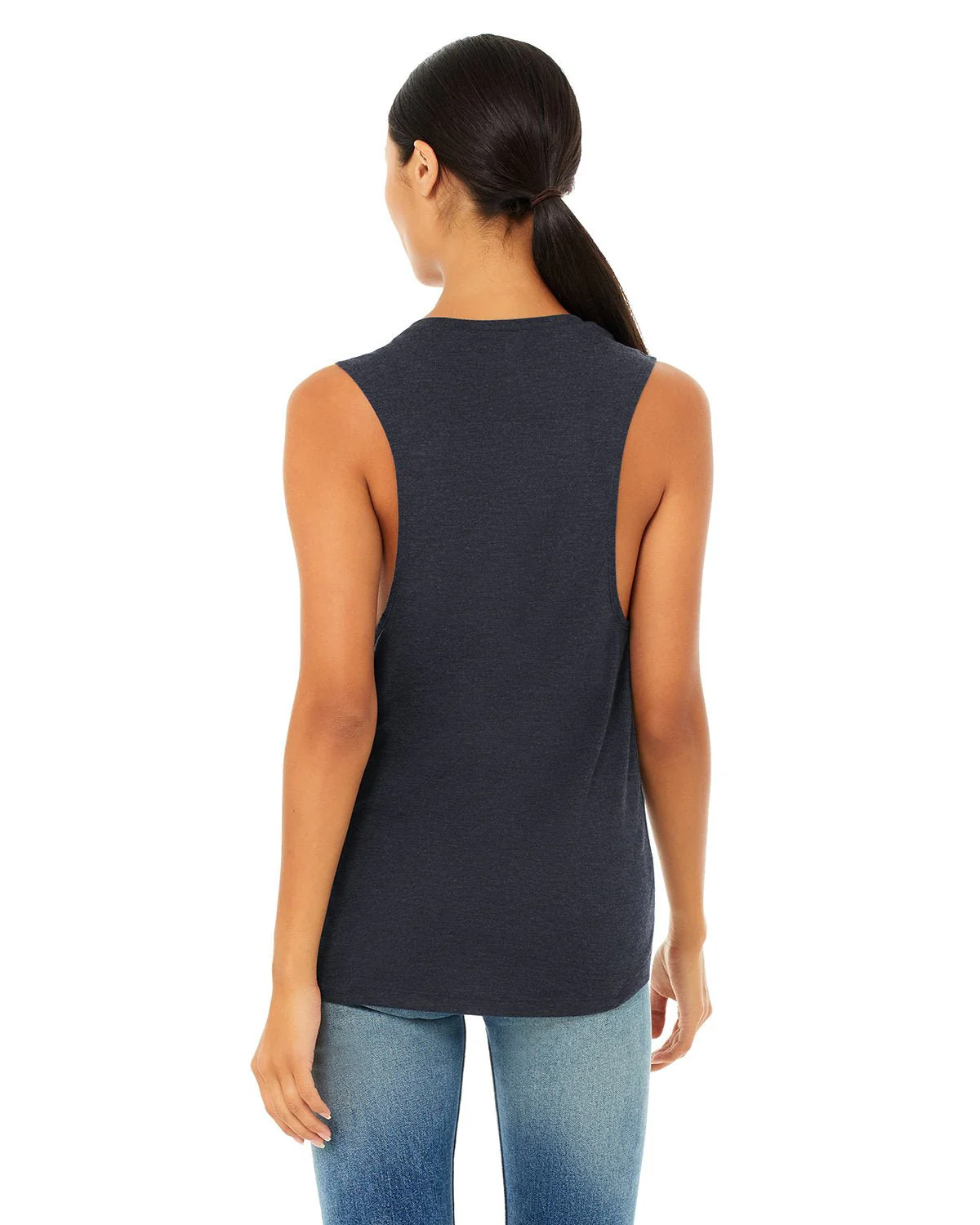 B8803-Bella + Canvas-HEATHER NAVY - Cheap-Us